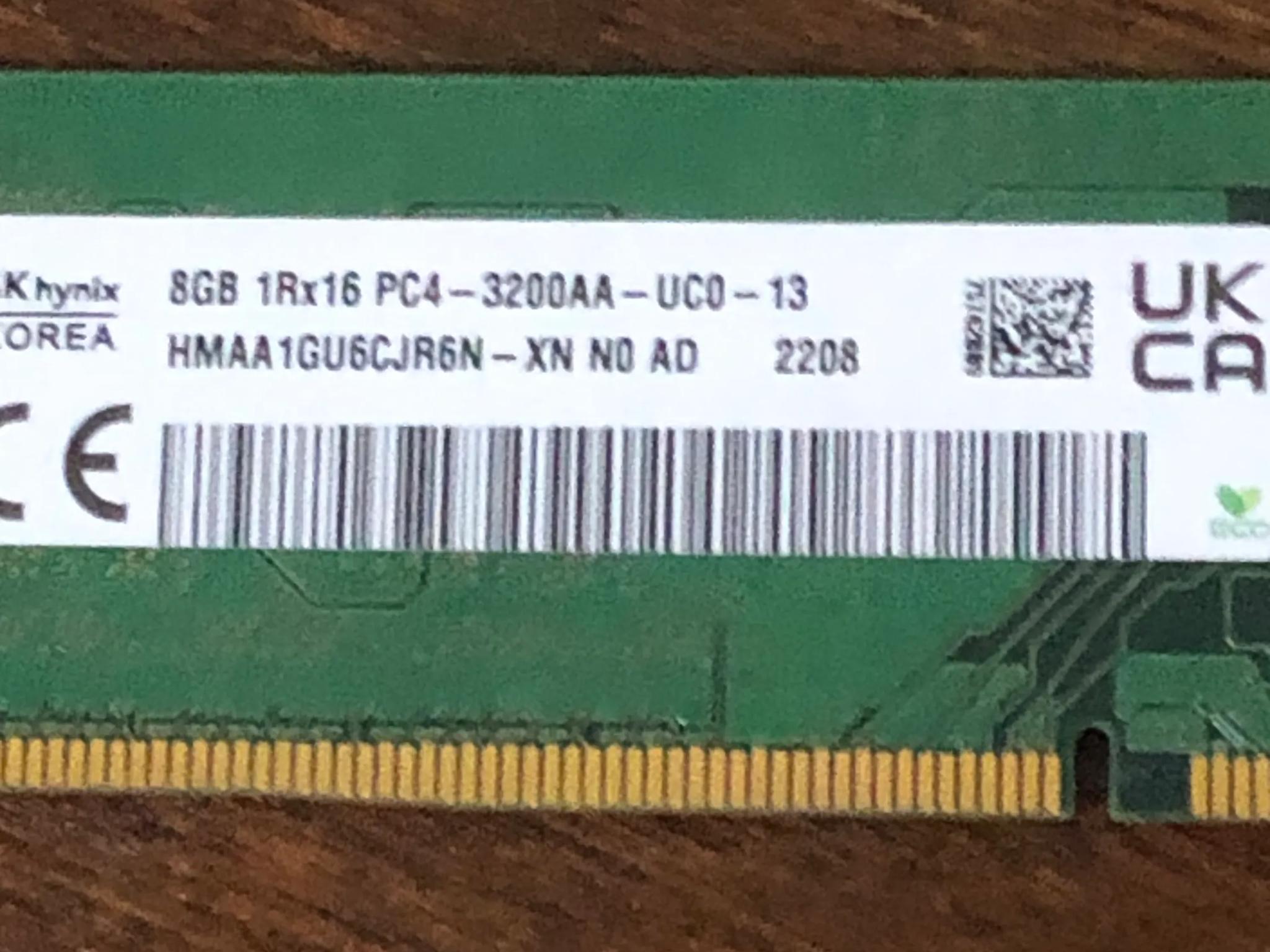 8gb DDR4 3200MHz