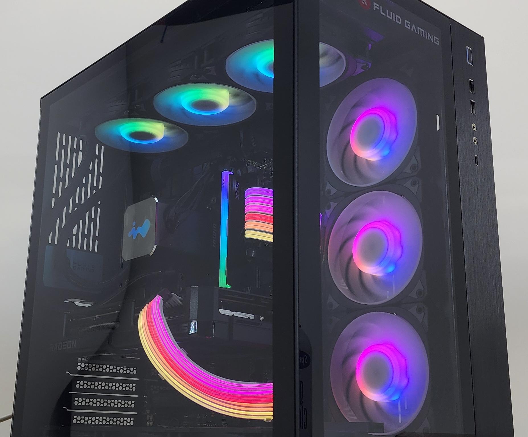 Gaming PC Ryzen 7 7700X 16GB RAM 1TB SSD RX 7800 XT 16GB Windows 11 Computer