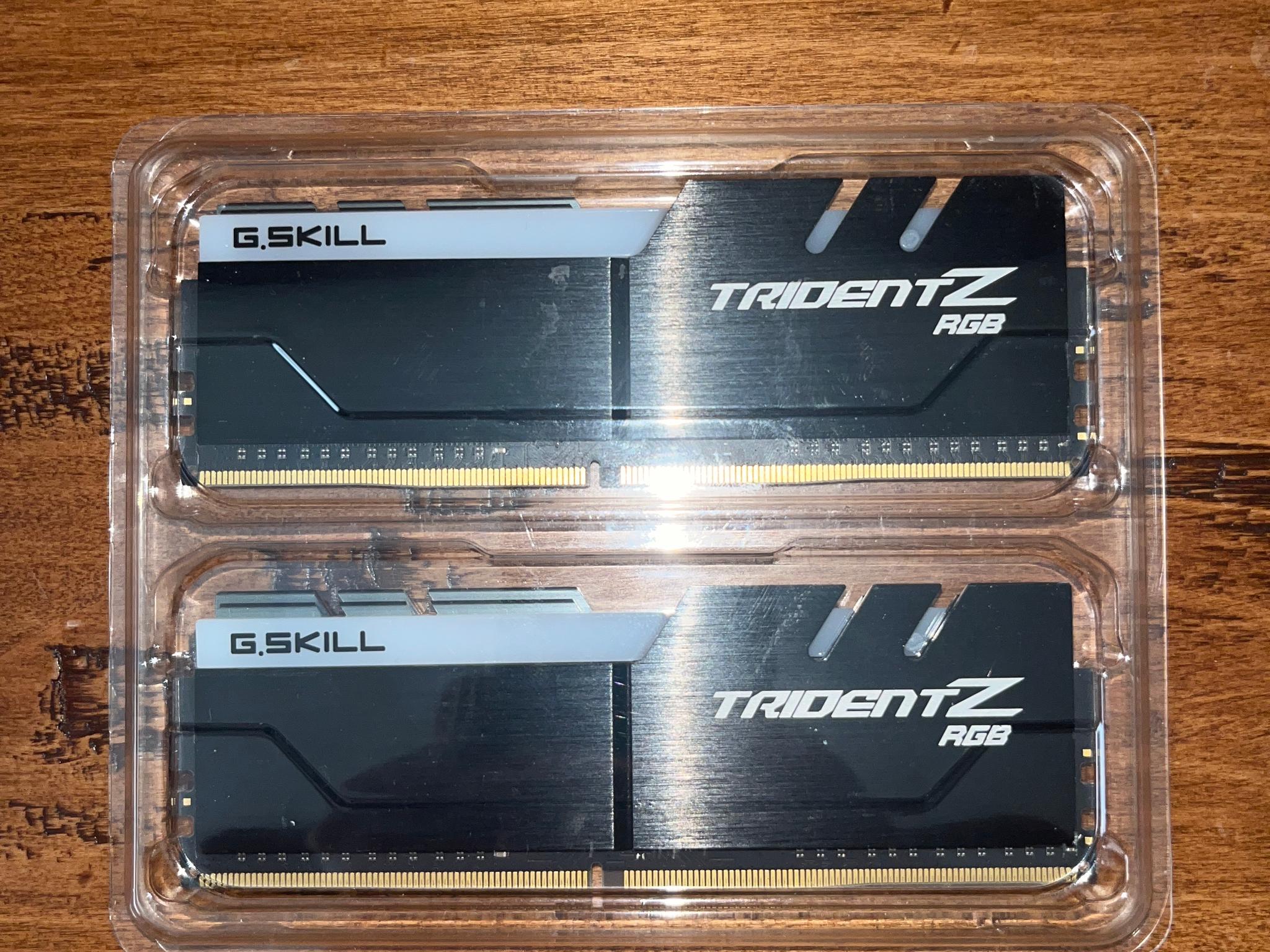 G.Skill TridentZ RGB 16GB DDR4-3600 (2x8GB)