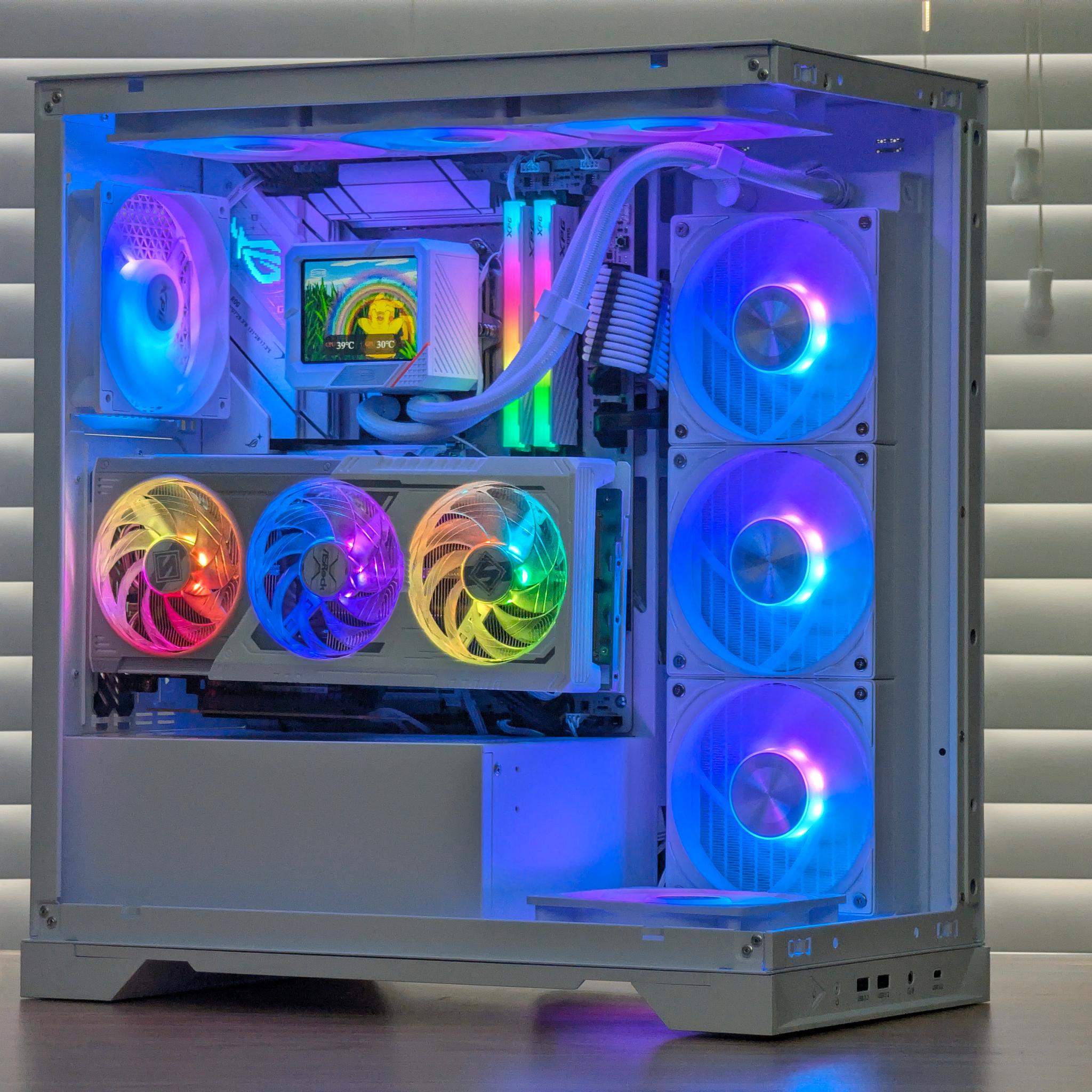 🌈🖤Ryzen 7 9800x3D | RX 9070 XT | 32GB DDR5 | 2TB SSD | Gaming PC🖤🌈