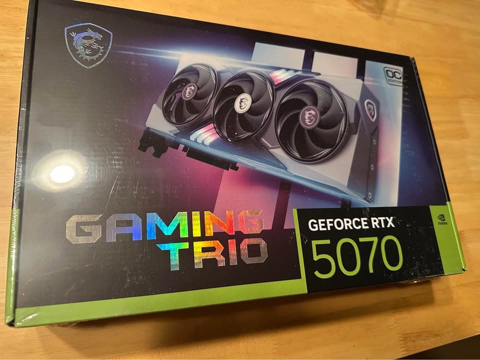 MSI GeForce RTX 5070 12G GAMING TRIO OC