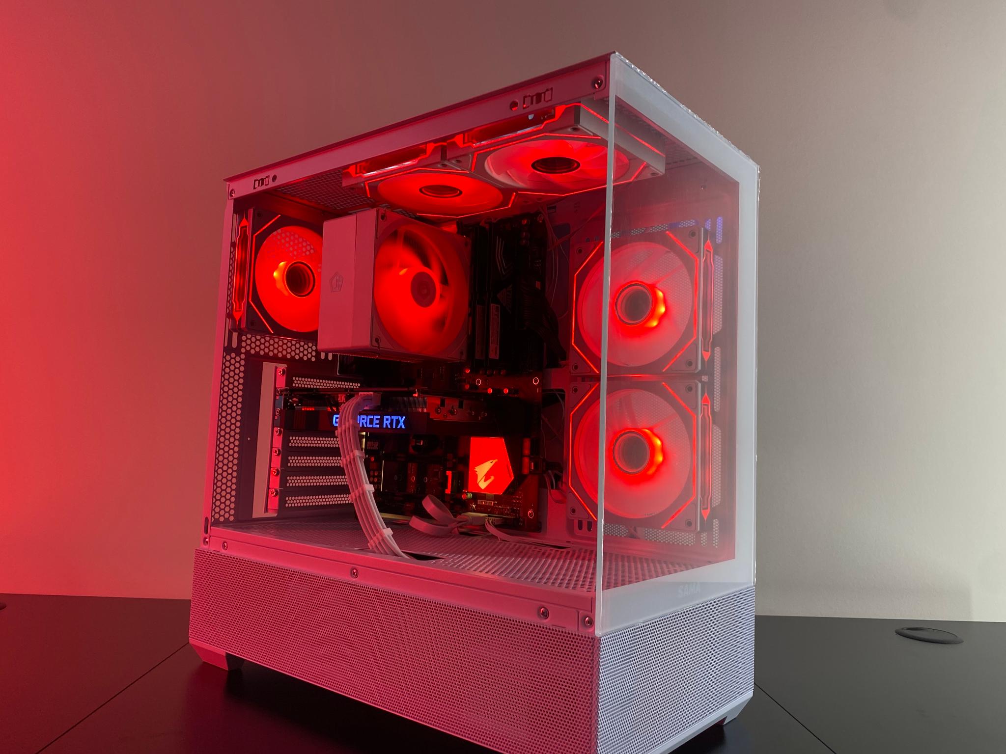 White RGB Gaming PC | RTX 3060 12GB | Ryzen 5 3600 | 16GB DDR4 3200MHz | 500GB M.2 SSD | WiFi