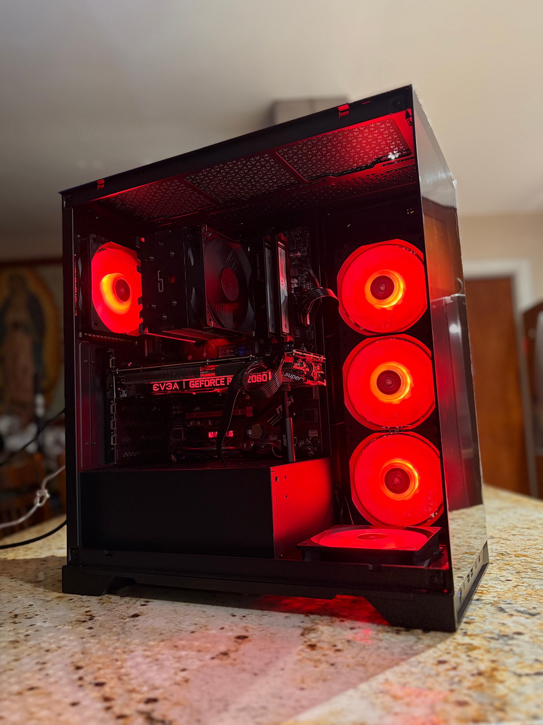 Black Gaming PC | RTX 2060 SUPER 8GB | RYZEN 7 PRO 2700 | 16GB RAM
