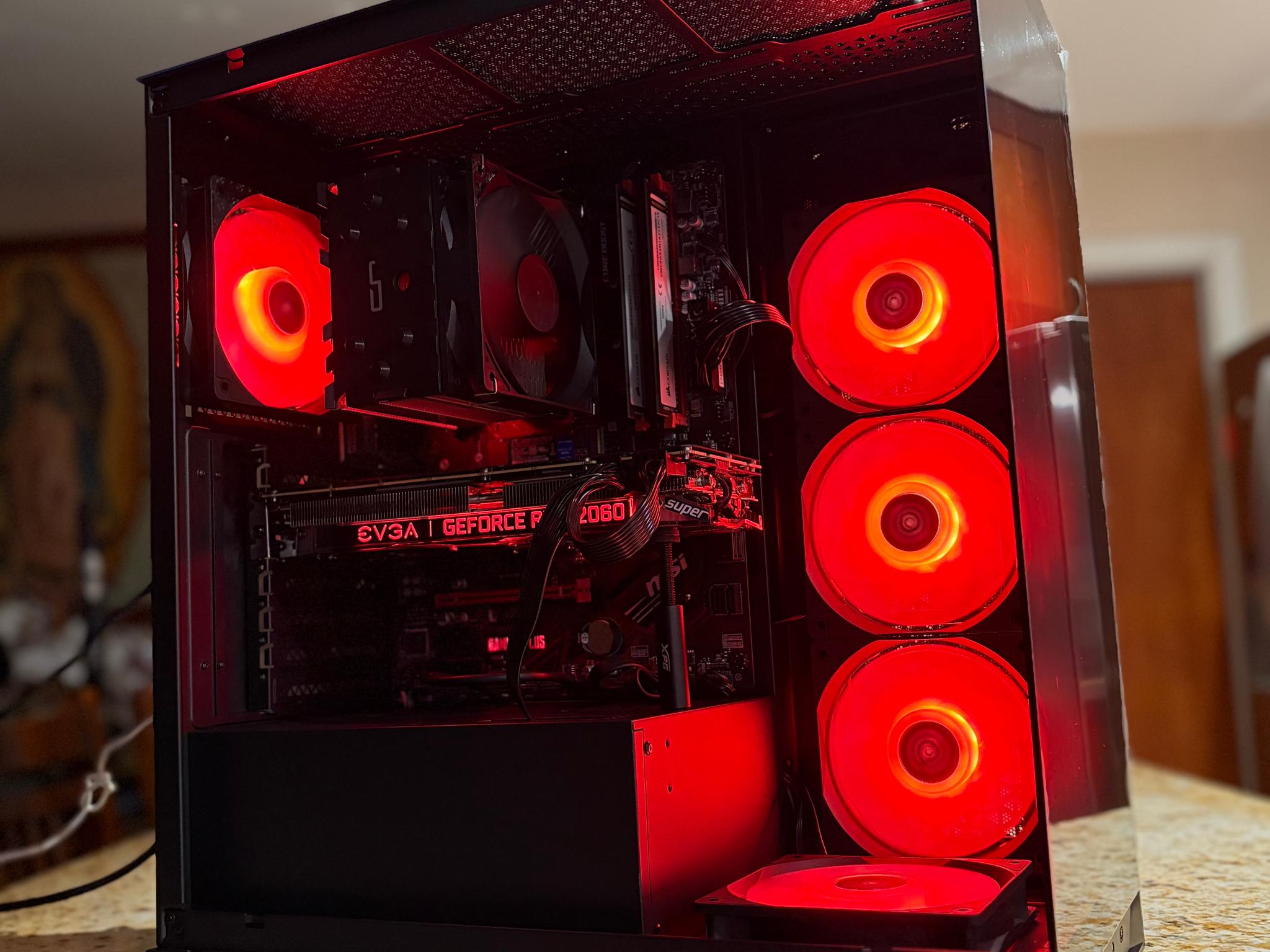 Black Gaming PC | RTX 2060 SUPER 8GB | RYZEN 7 PRO 2700 | 16GB RAM | 1TB SSD