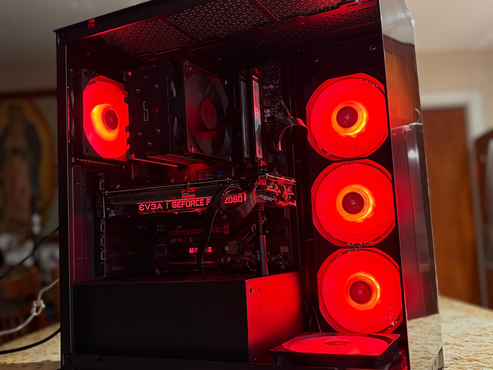 Black Gaming PC | RTX 2060 SUPER 8GB | RYZEN 7 PRO 2700 | 16GB RAM | 1TB SSD