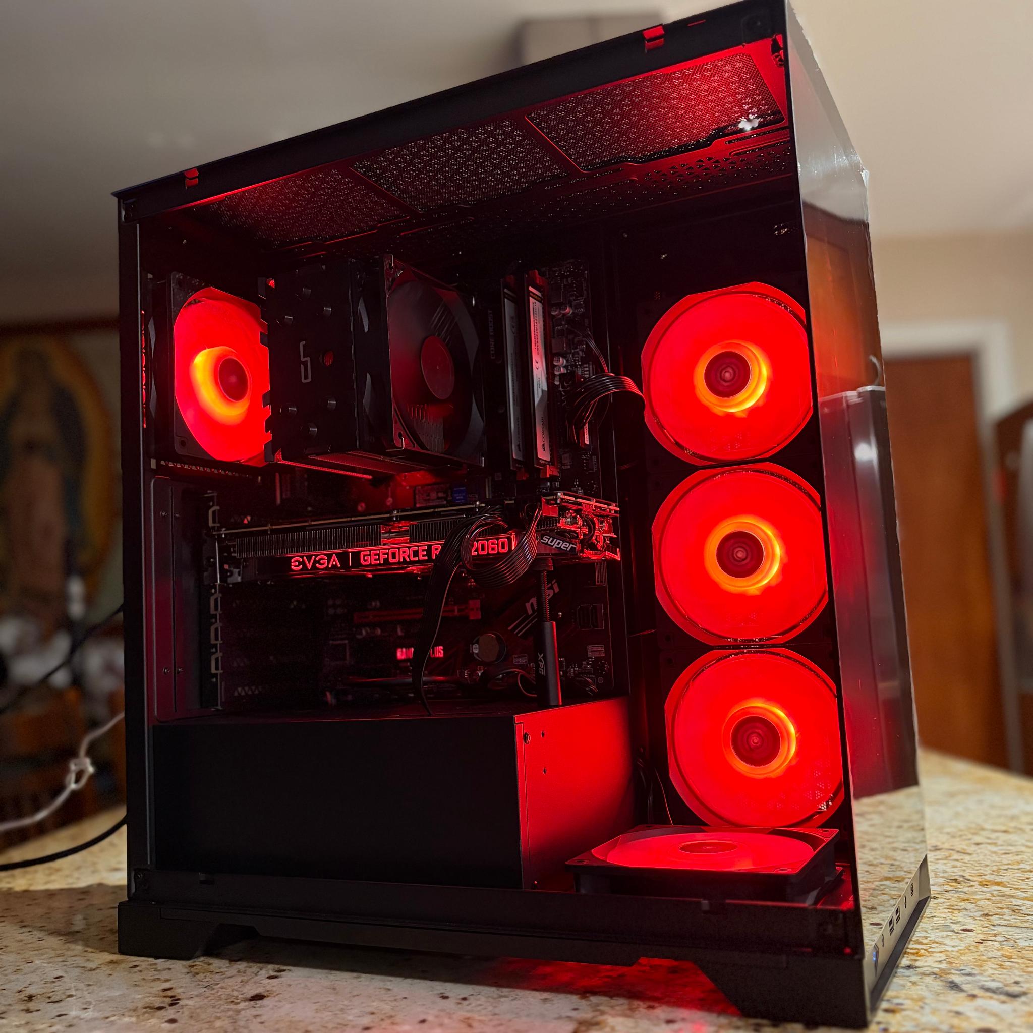 Black Gaming PC | RTX 2060 SUPER 8GB | RYZEN 7 PRO 2700 | 16GB RAM | 1TB SSD