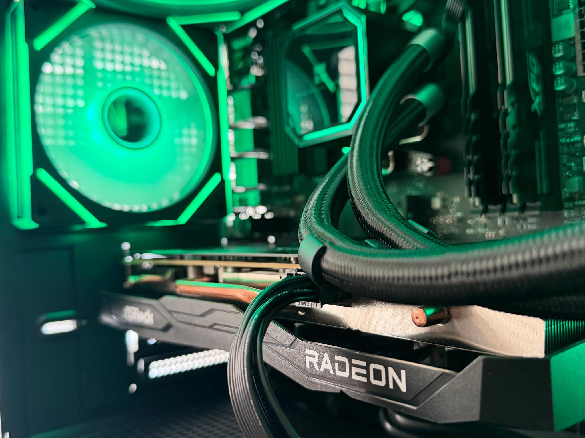 🔥 Ryzen 5 5600G + RX 7600 8GB Gaming PC | 16GB RAM | WiFi | 360mm AIO | Win 11 Pro