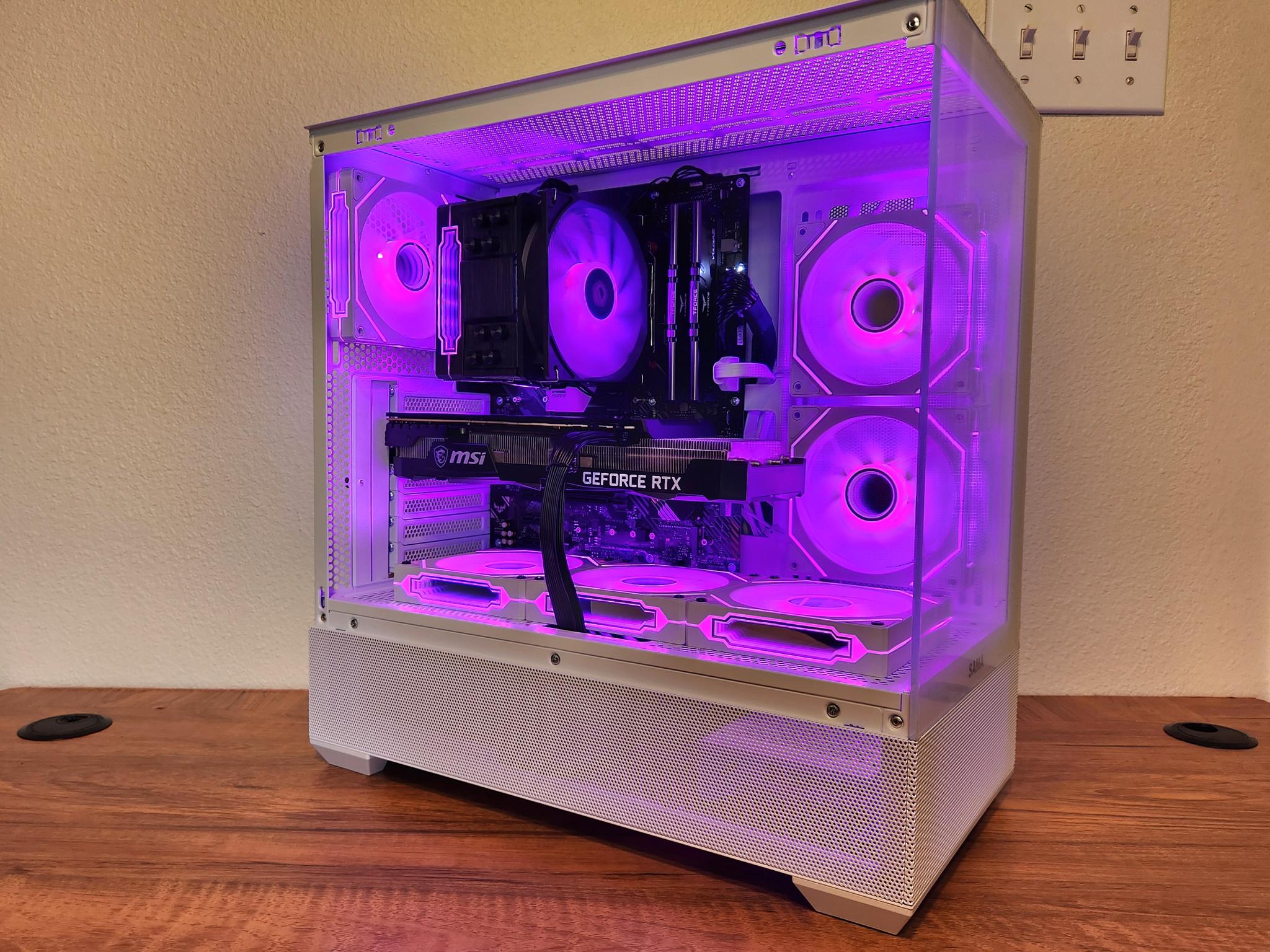 Powerful White Gaming PC | RTX 3070 | RYZEN 7 3800X | 32GB RAM | 1TB SSD | WiFi + BT