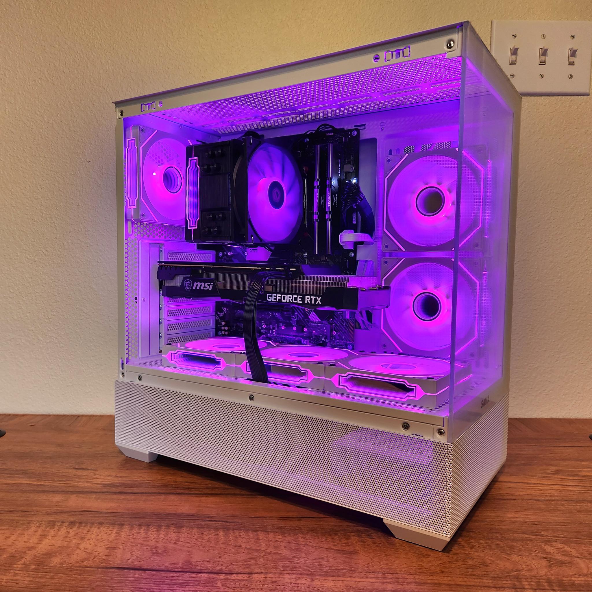 Powerful White Gaming PC | RTX 3070 | RYZEN 7 3800X | 32GB RAM | 1TB SSD | WiFi + BT