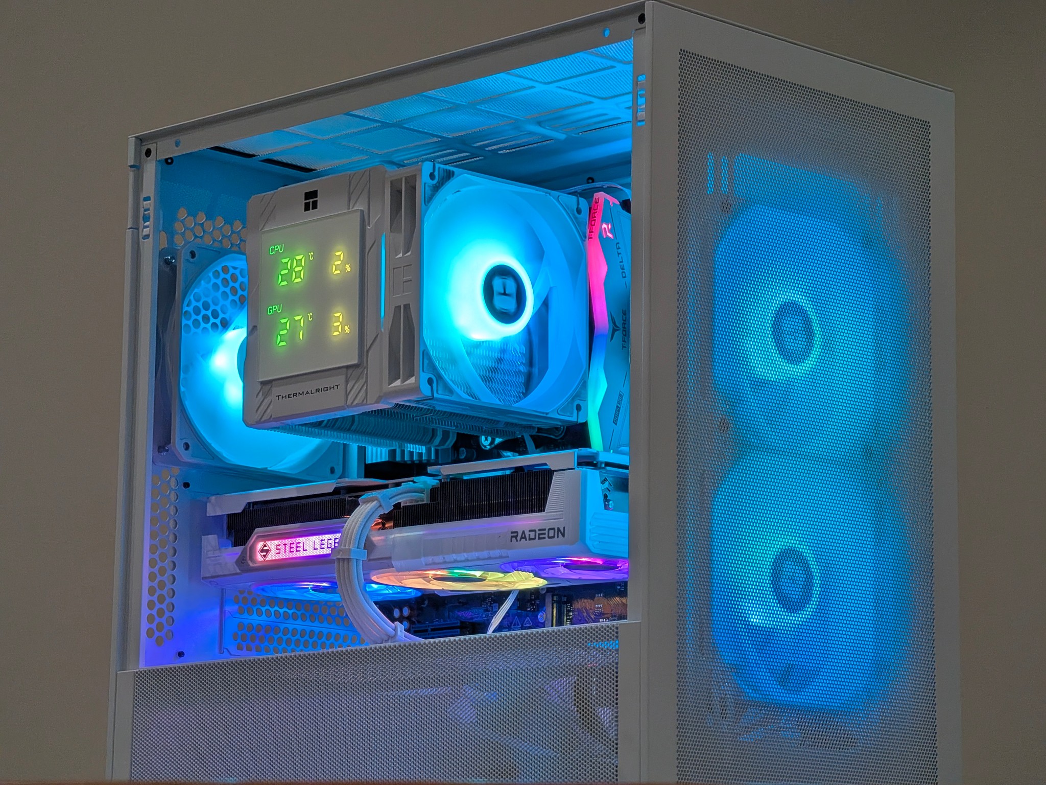 🌈🤍Ryzen 5 7600x | RX 9060XT 8GB | 16GB DDR5 | 1TB SSD | Gaming PC🤍🌈