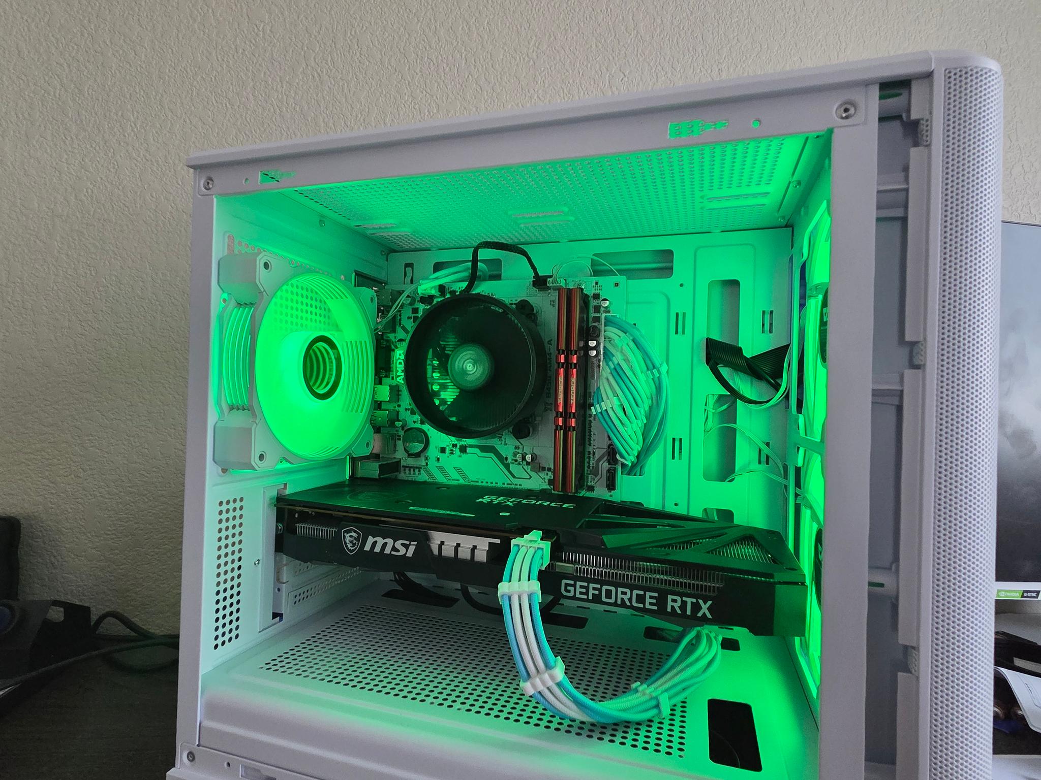 White Budget Gaming PC🤍⛄❄️🤍(3060ti)