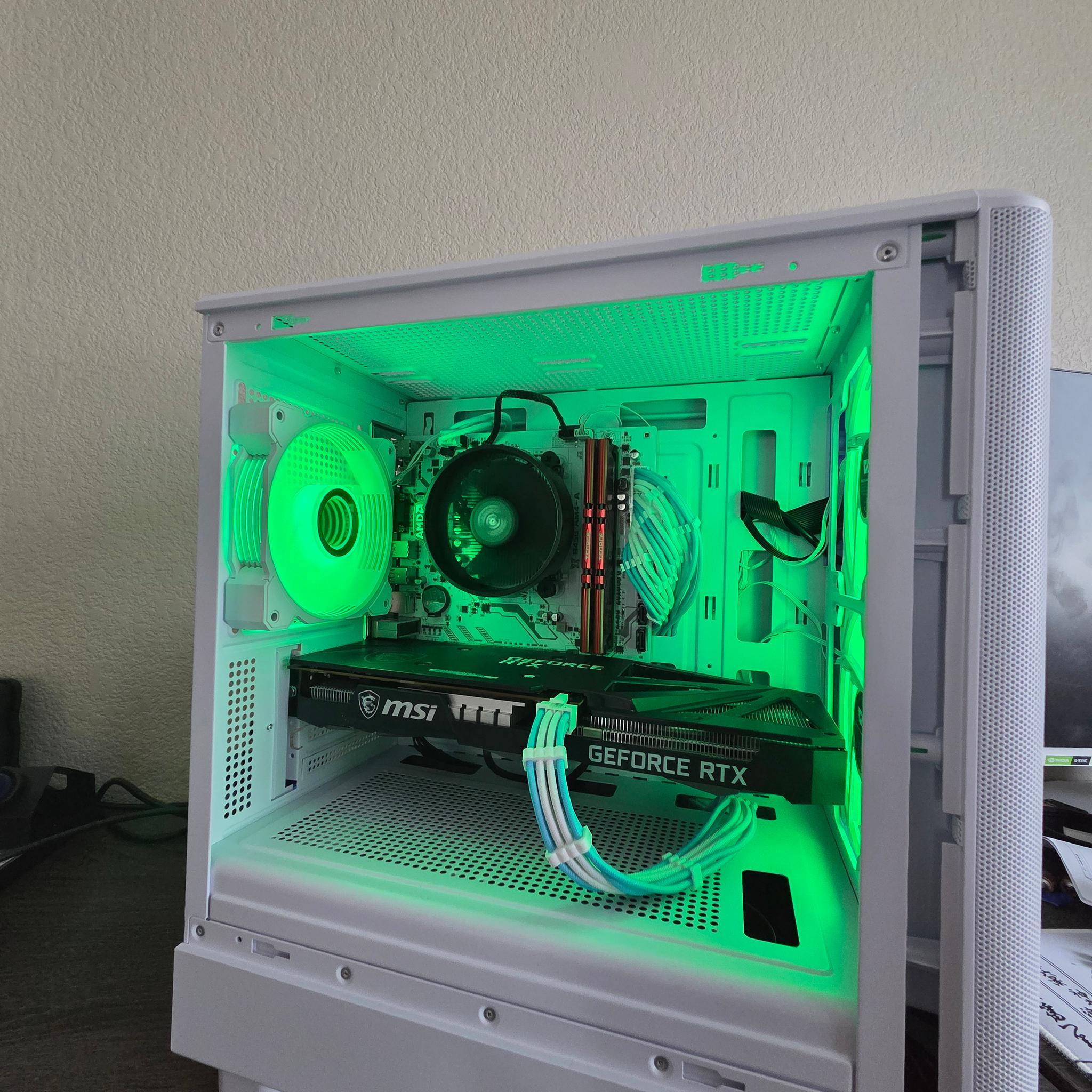 White Budget Gaming PC🤍⛄❄️🤍(3060ti)