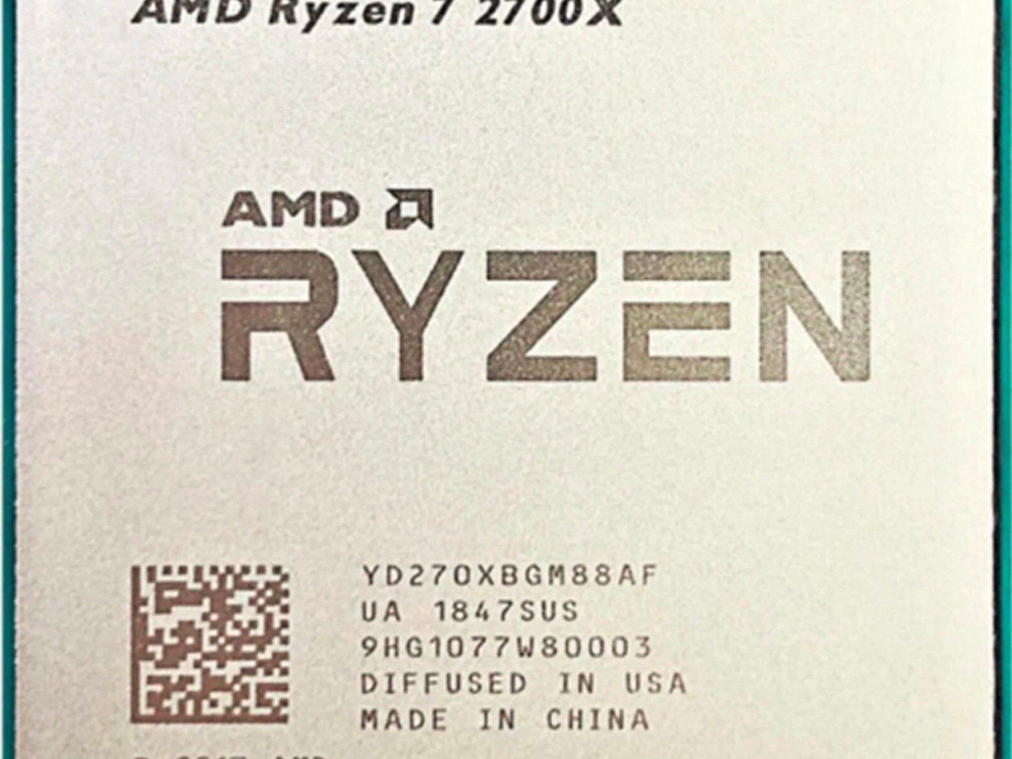 AMD Ryzen 7 2700X 3.7 GHz (Up to 4.3 GHz Boost) 8-Core, 16-Threads 105W Socket AM4 CPU Processor