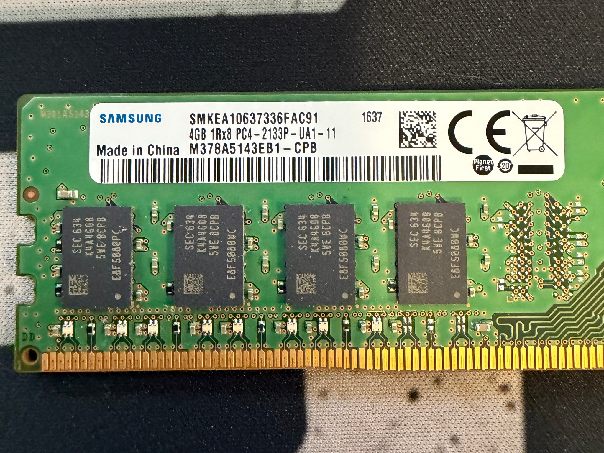 Samsung 4GB DDR4 Desktop RAM
