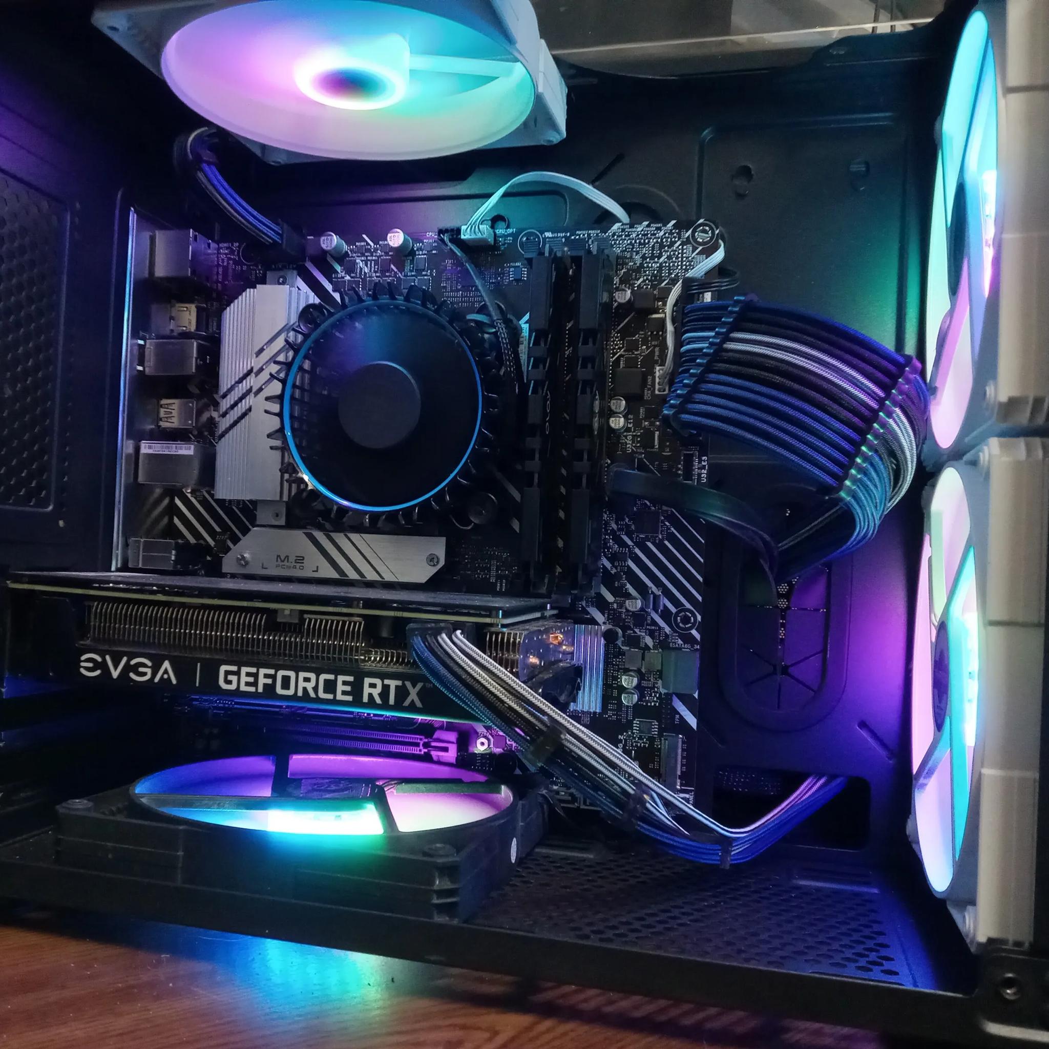 Gaming pc/rtx 3060 12gb/intel 12100f/16gb ddr4/512gb nvme ssd