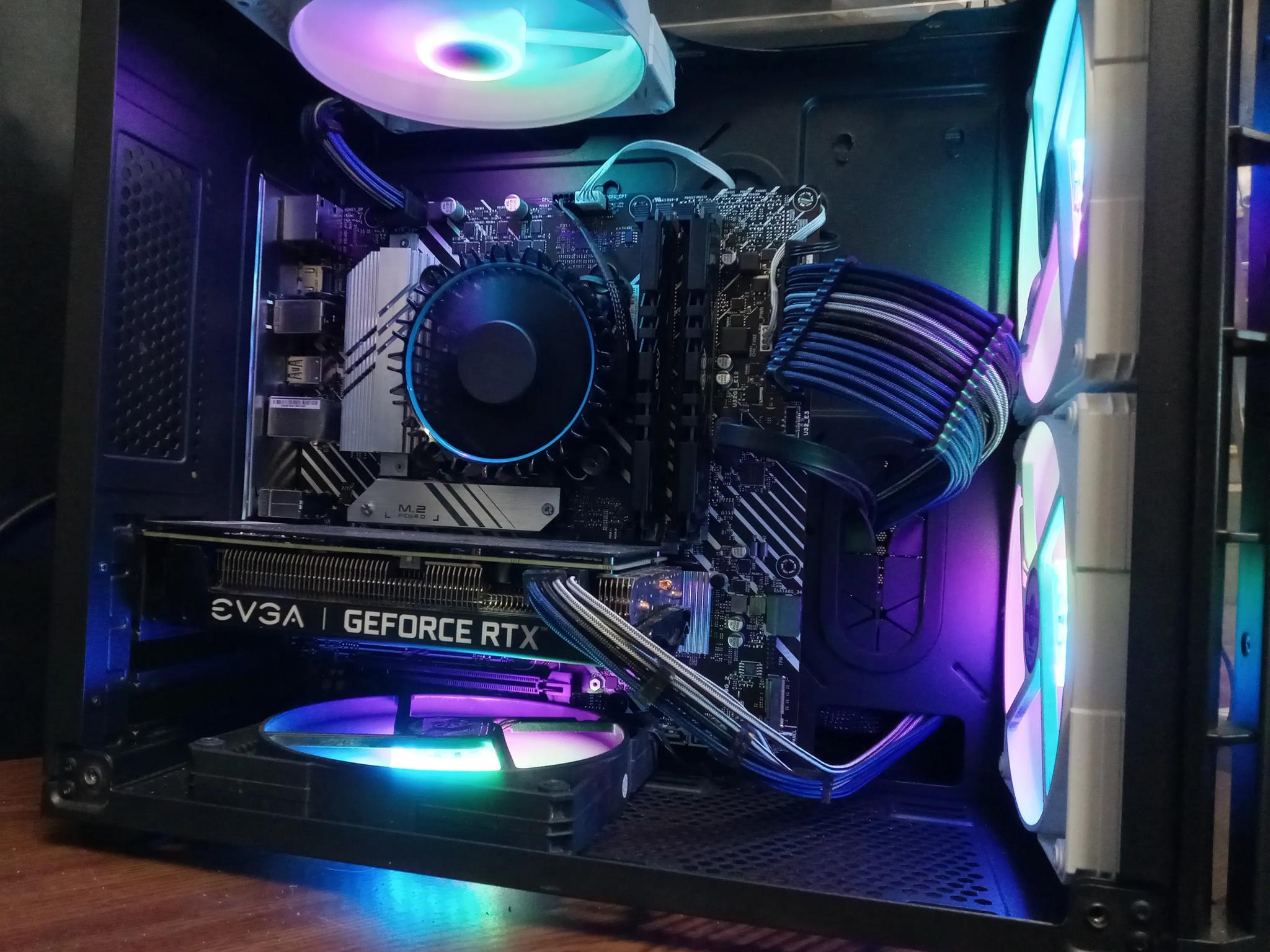 Gaming pc/rtx 3060 12gb/intel 12100f/16gb ddr4/512gb nvme ssd