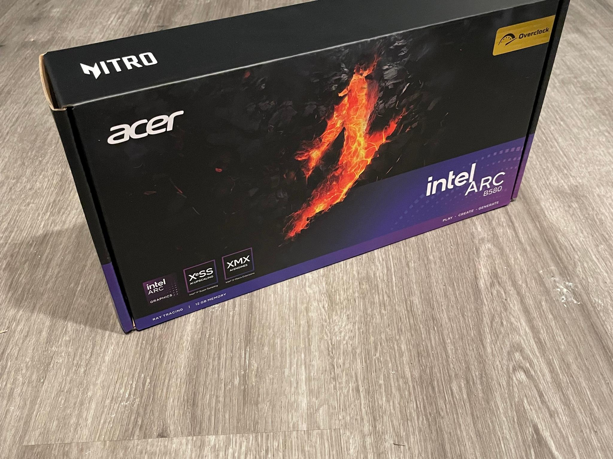 Brand New Acer Nitro Intel Arc B580 GPU