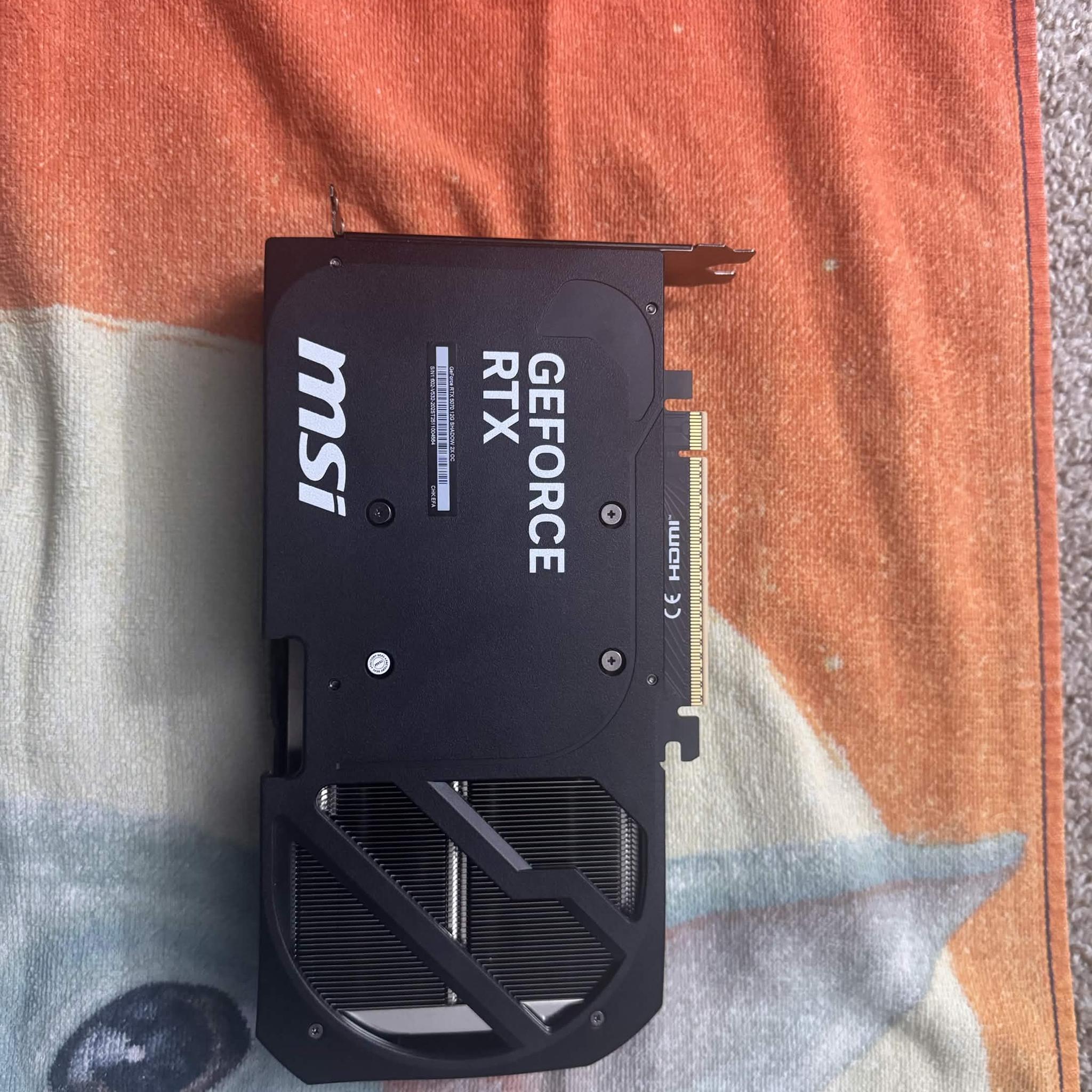 MSI GeForce RTX 5070 12G SHADOW 2X OC