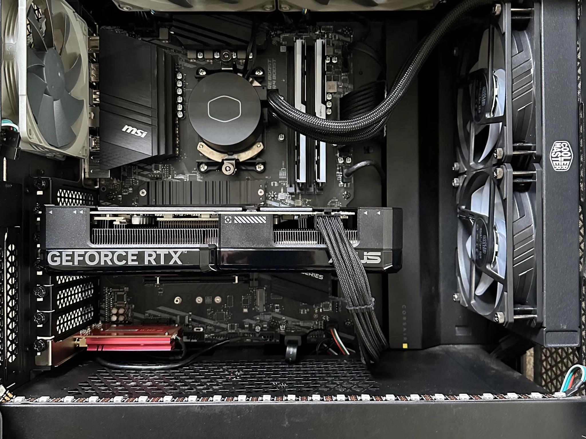Used 5800x3D, Asus Dual 4070 OC, 2TB NVMe, 32GB 4000Mhz CL18 RAM, 240mm CPU AIO & Noctua Case Fans