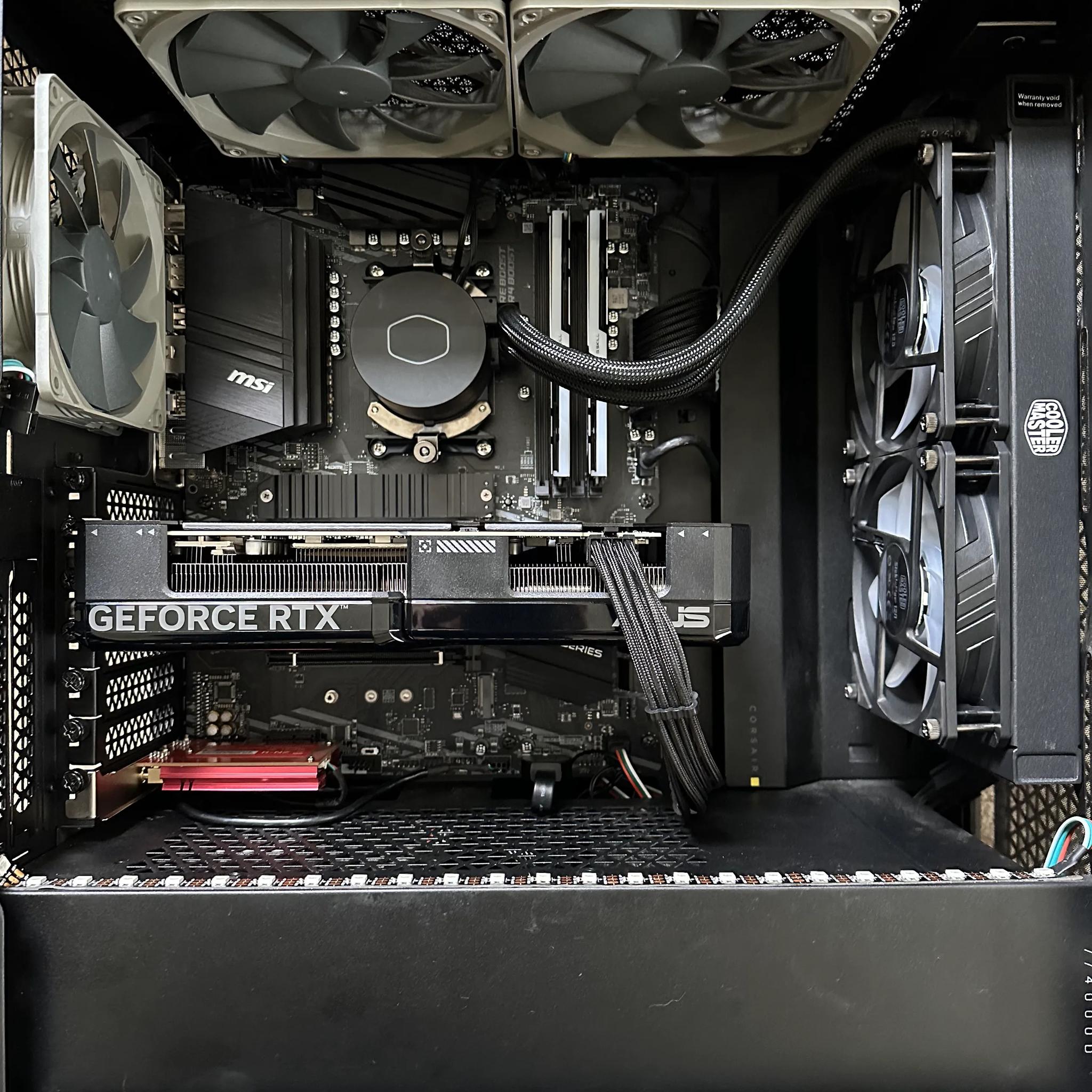 Used 5800x3D, Asus Dual 4070 OC, 2TB NVMe, 32GB 4000Mhz CL18 RAM, 240mm CPU AIO & Noctua Case Fans