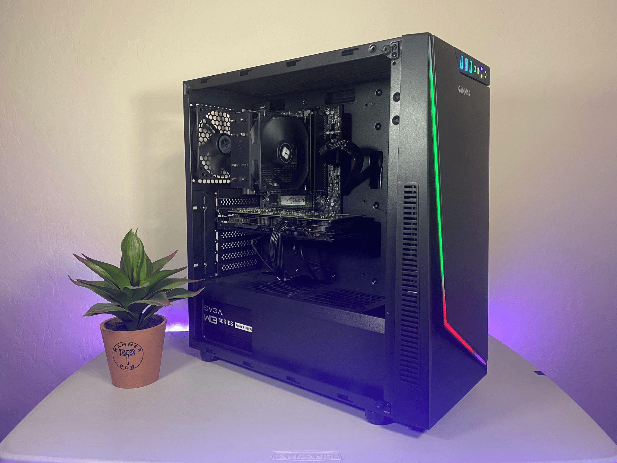 Custom Built Upgradable Starter RGB Ryzen + Nvidia Gaming PC Computer