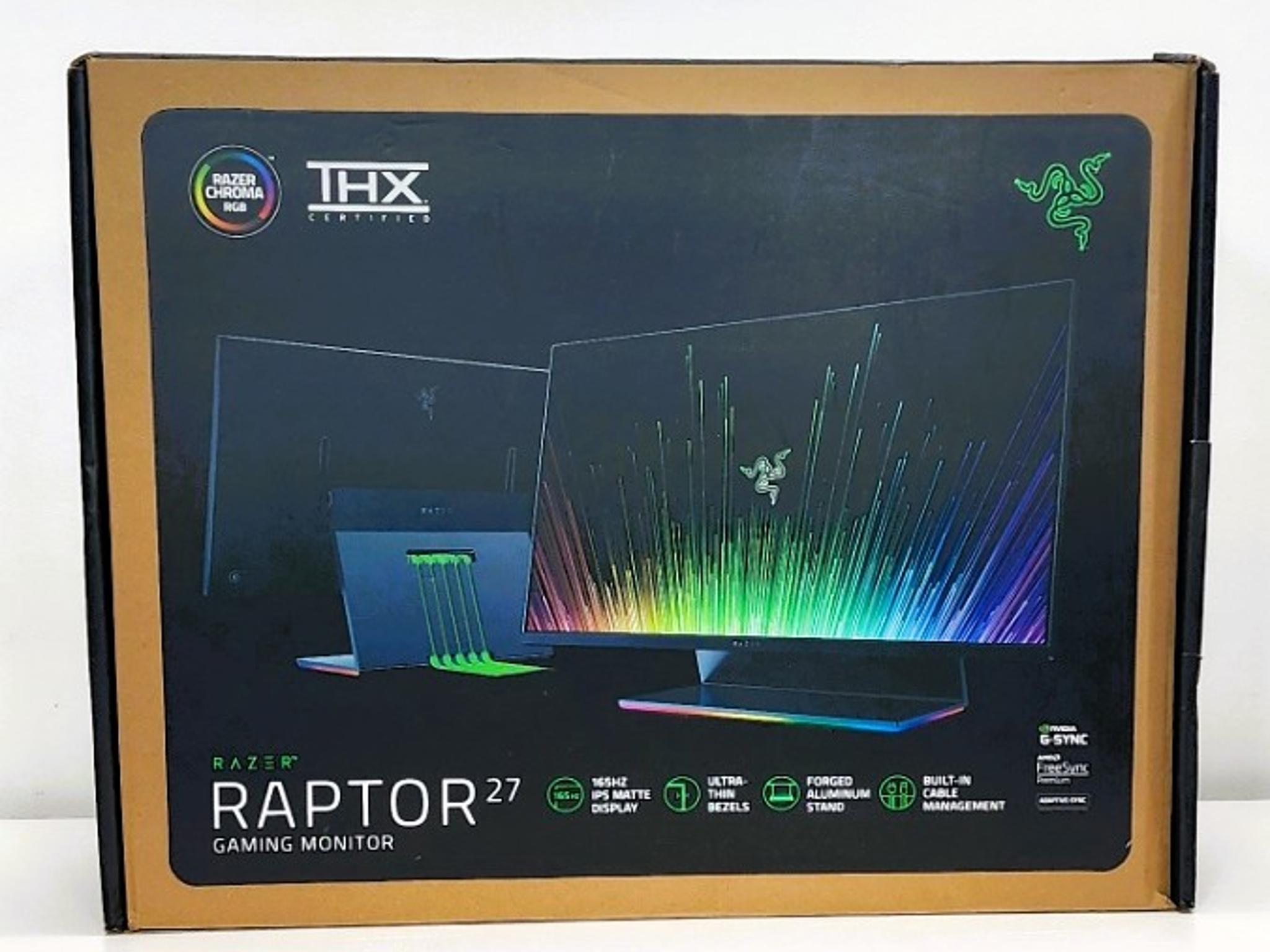 Limited Edition Razer Raptor 27" 1440P THX Rated Monitor