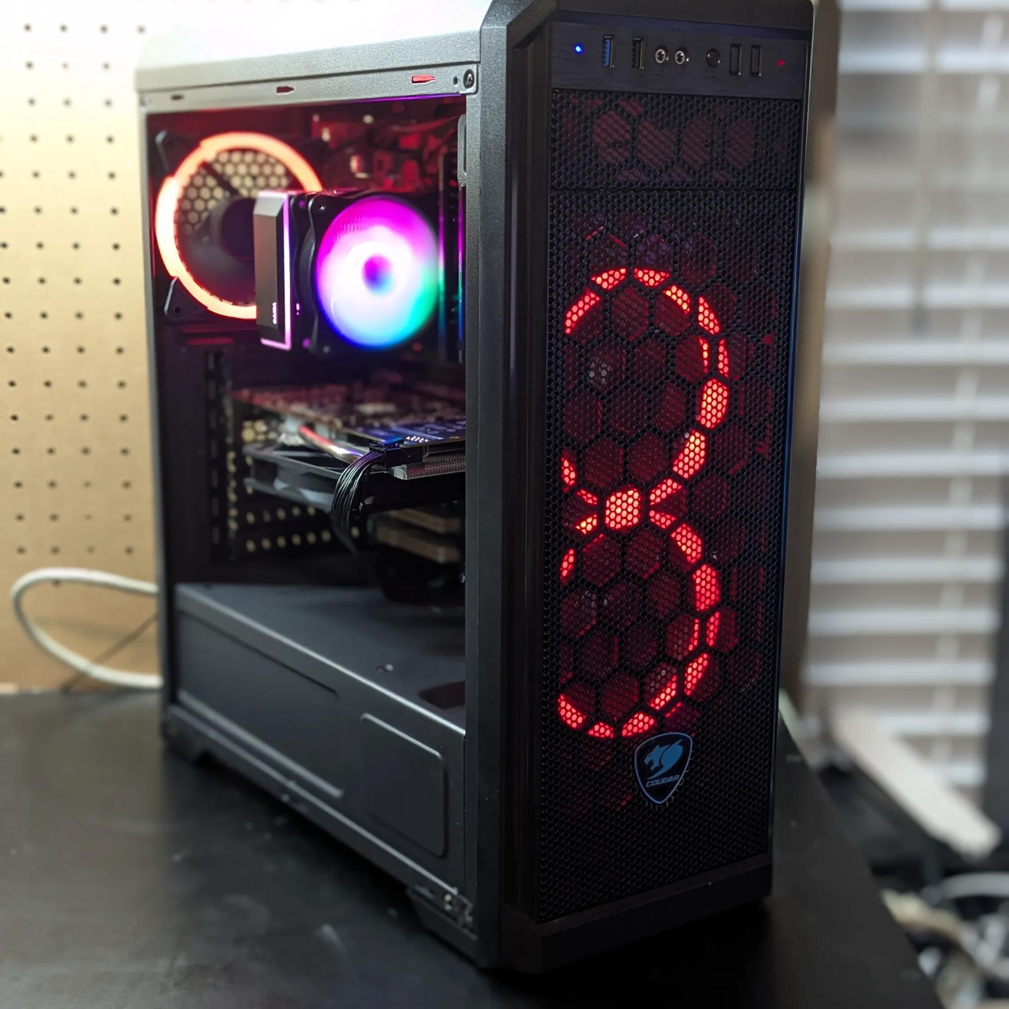 100 FPS Fortnite | 180 Day Warranty | i5-4570S, 16GB RAM, 480GB SSD, RX 580 8GB, RGB, Wifi, Win10