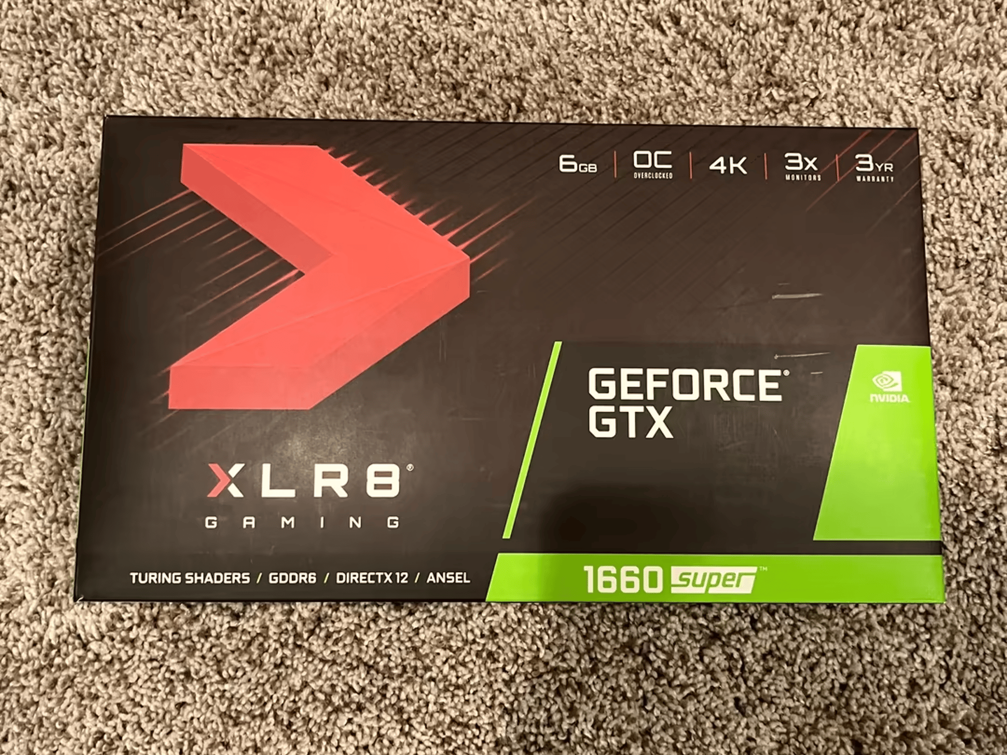Used - PNY GeForce GTX 1660 Super 6Gb Black - Used