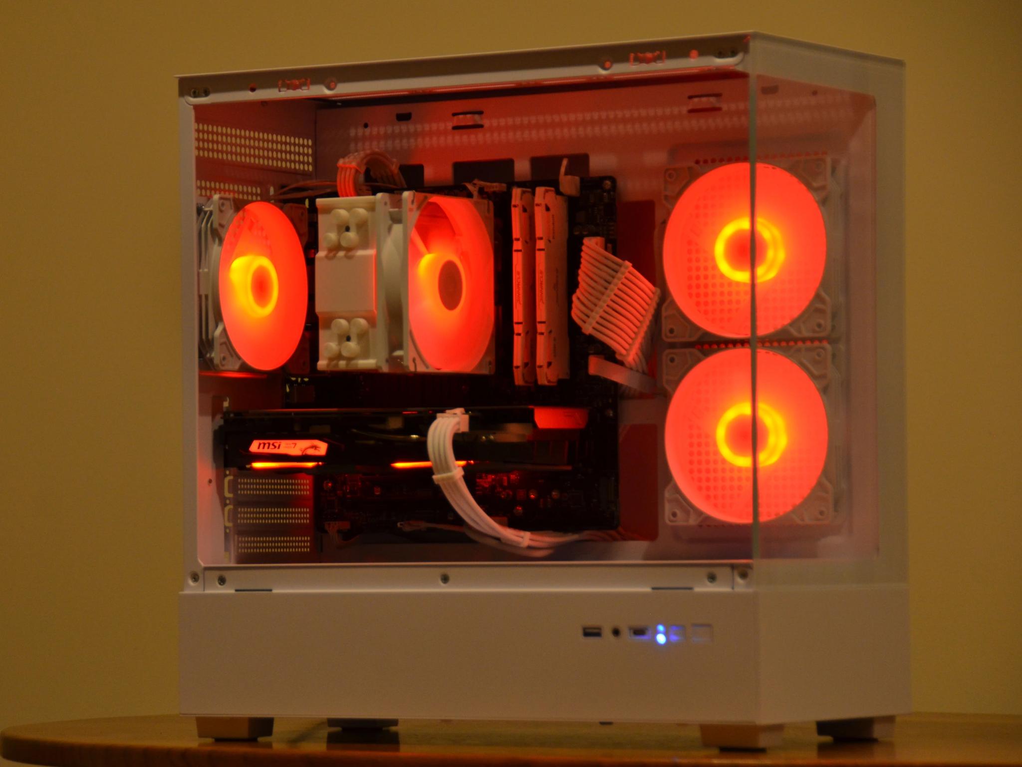 SNOWSTORM | RYZEN 5 3600 + GTX 1660 | WIFI + BT | FISH TANK