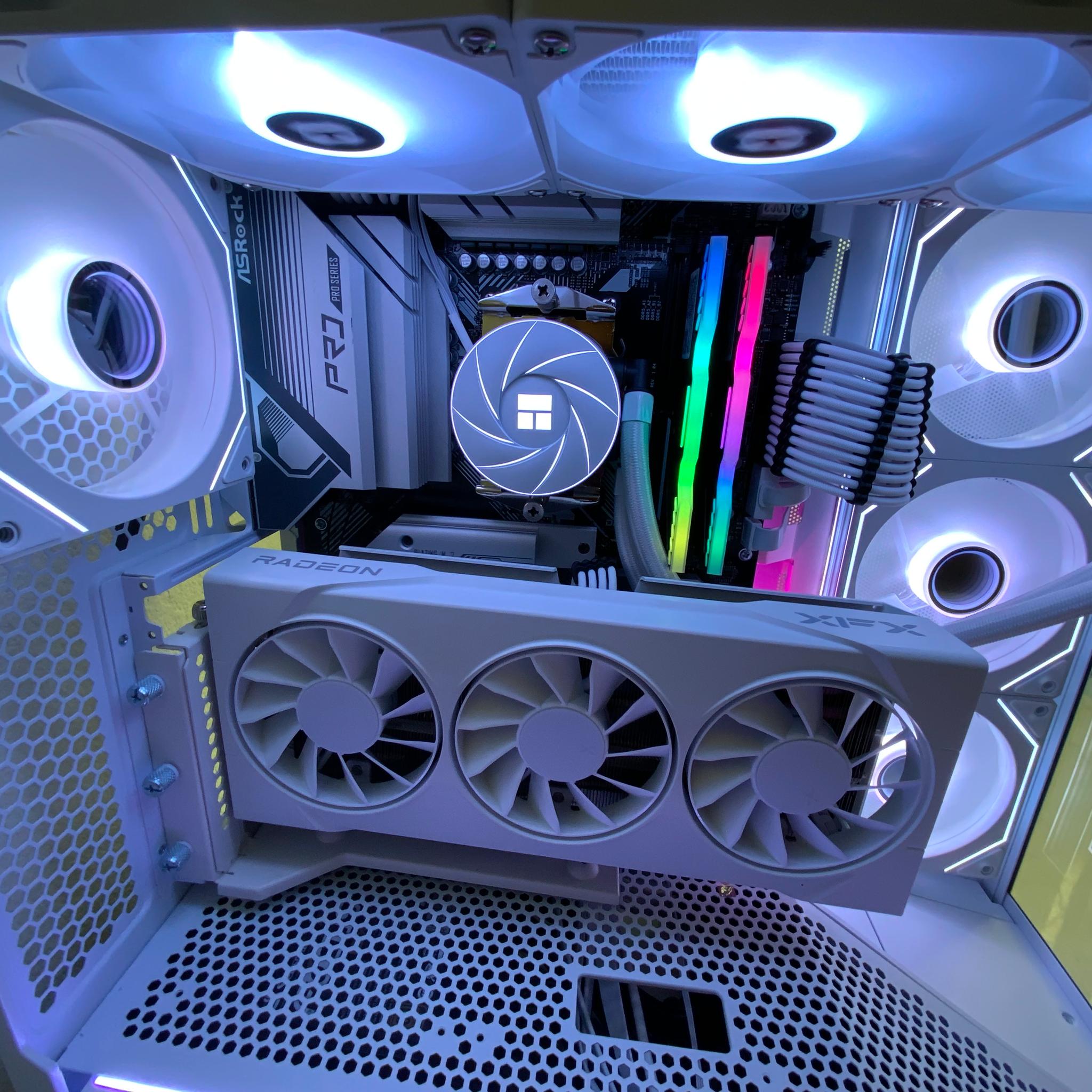 ❄️ ❄️ Gaming PC | Ryzen 7 7700X | RX 9060 XT | 32GB DDR5 | 1TB SSD | AM5 | White Snow Build ❄️ ❄️