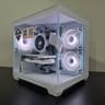 "THE ICE CUBE" Beautiful White Gaming PC | RTX 3050 | RYZEN 5 3600 | 16GB DDR4 RAM |