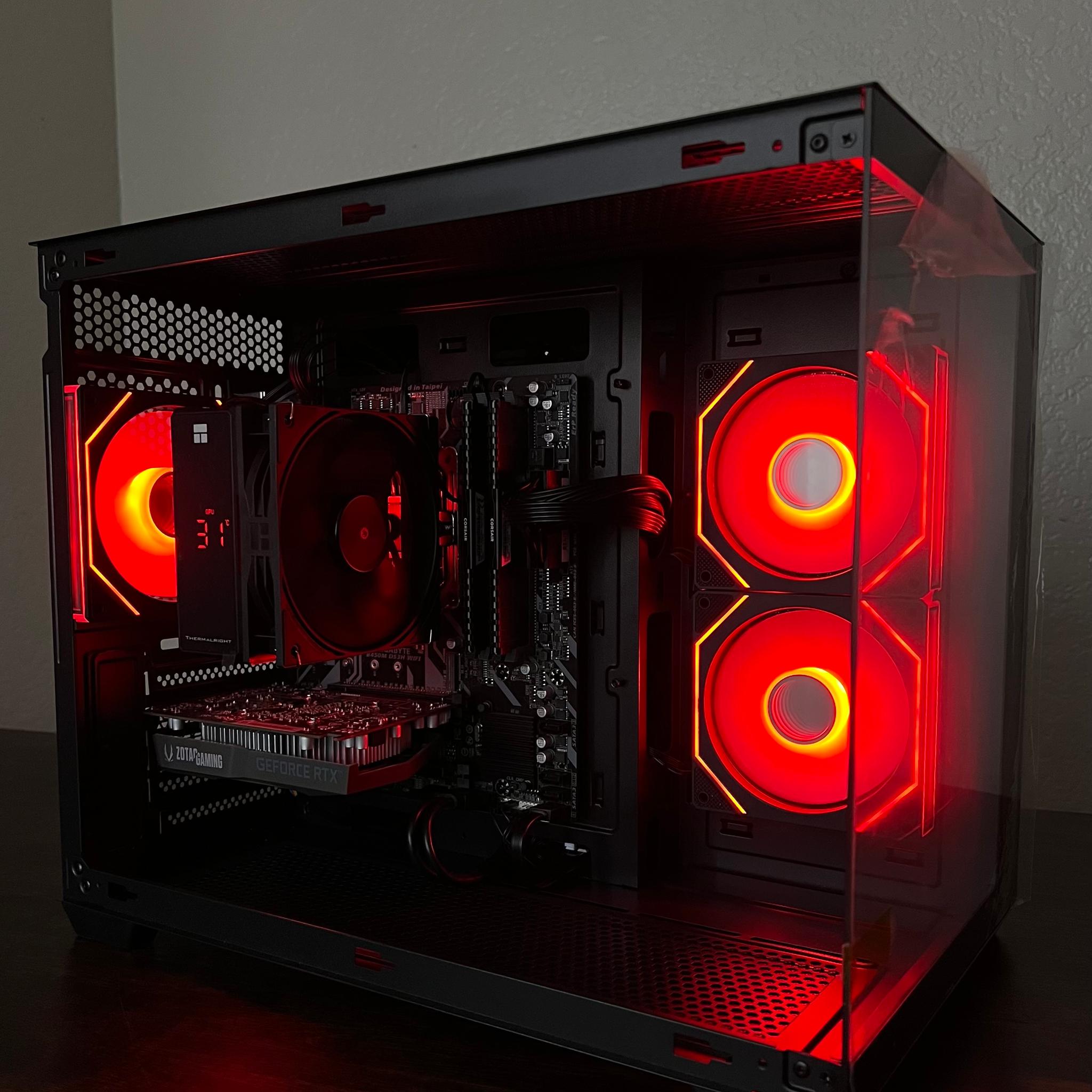 Custom Gaming PC | RTX 3050 | Ryzen 7 1700X | 16GB Corsair Vengeance RAM | 500GB SSD