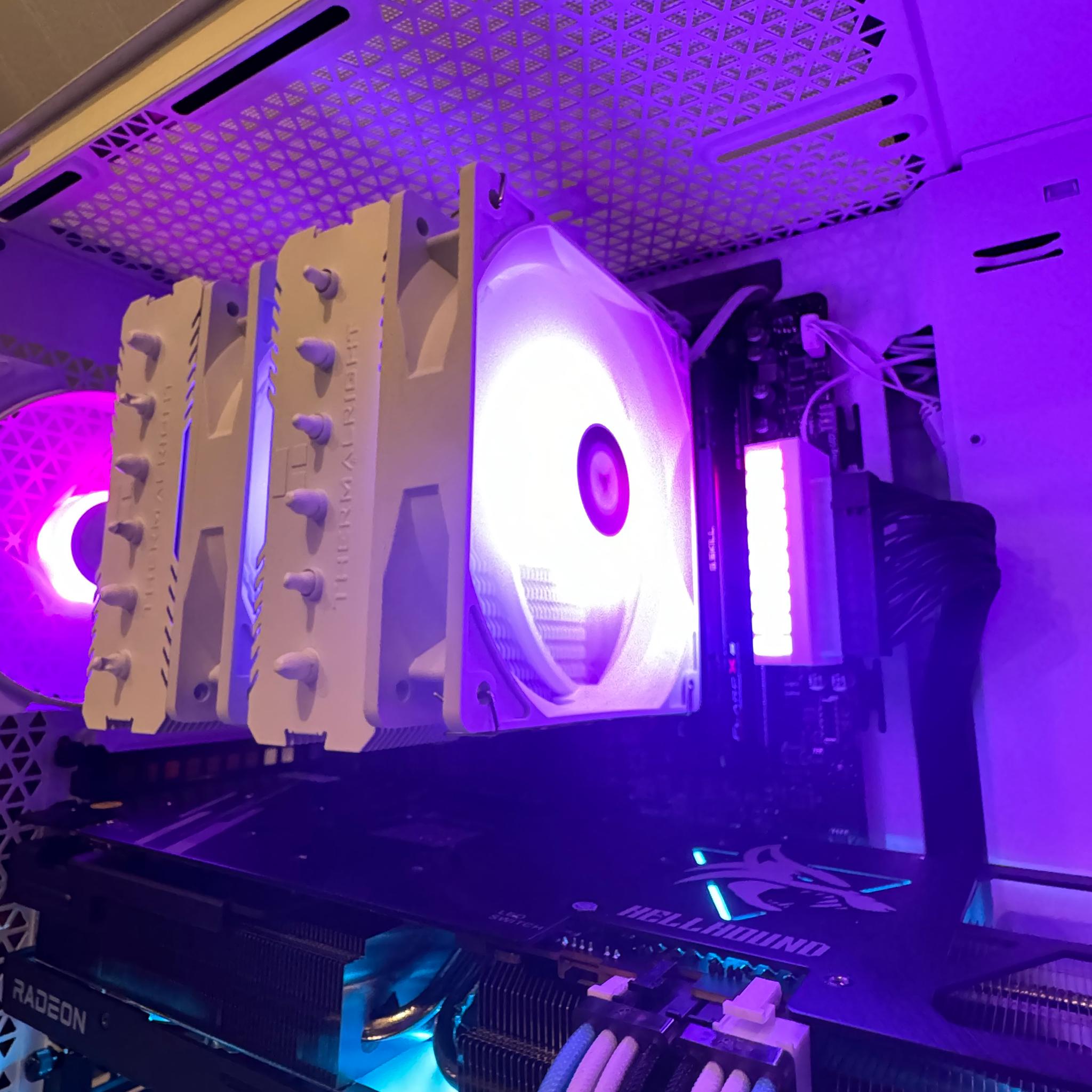 "White Hell-Fighter" 7700x, RX 7900XT, all amd pc with 32gb ram, WI-FI