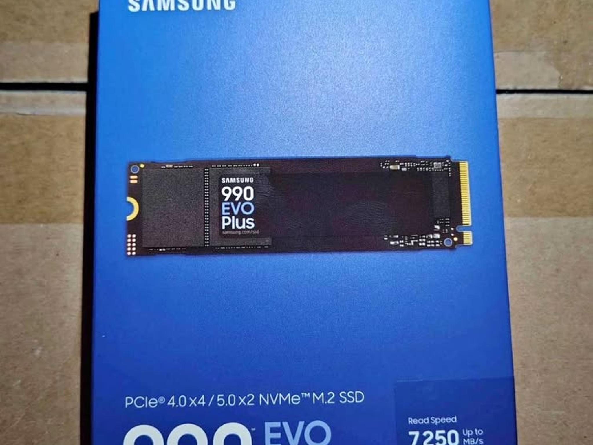 Samsung SSD 990 EVO Plus 4TB, PCIe Gen 4x4 | 5x2 M.2 2280, Up to 7,250 MB/s | NVMe