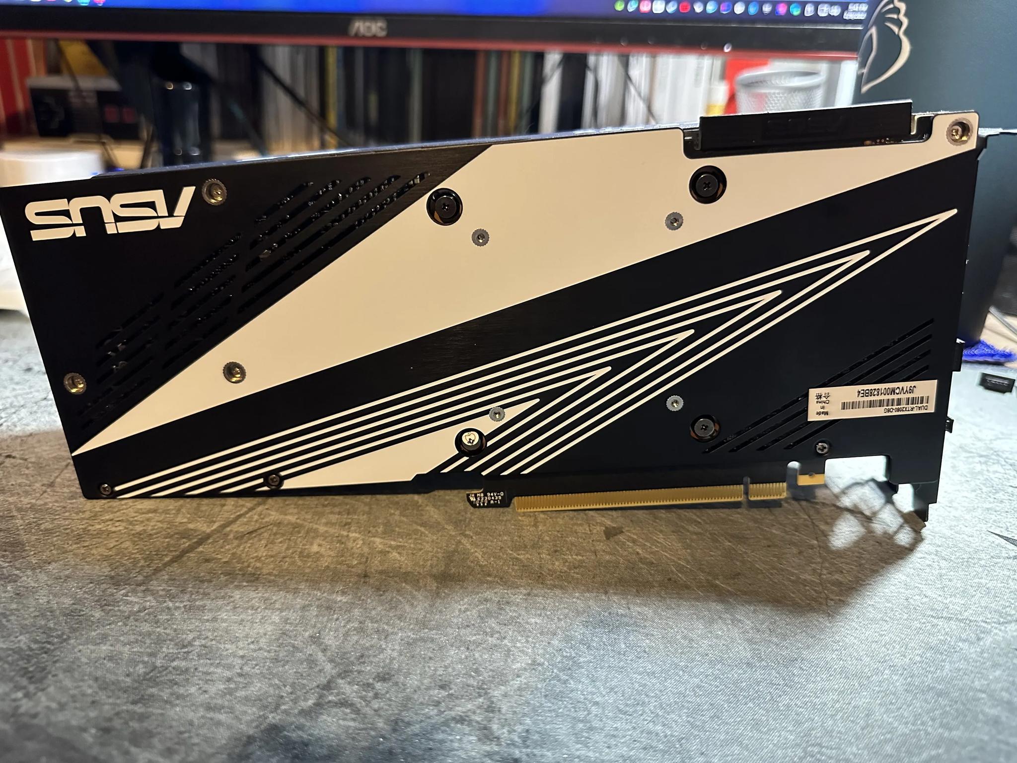Used Asus GeForce RTX 2080 8 GB DUAL Video Card