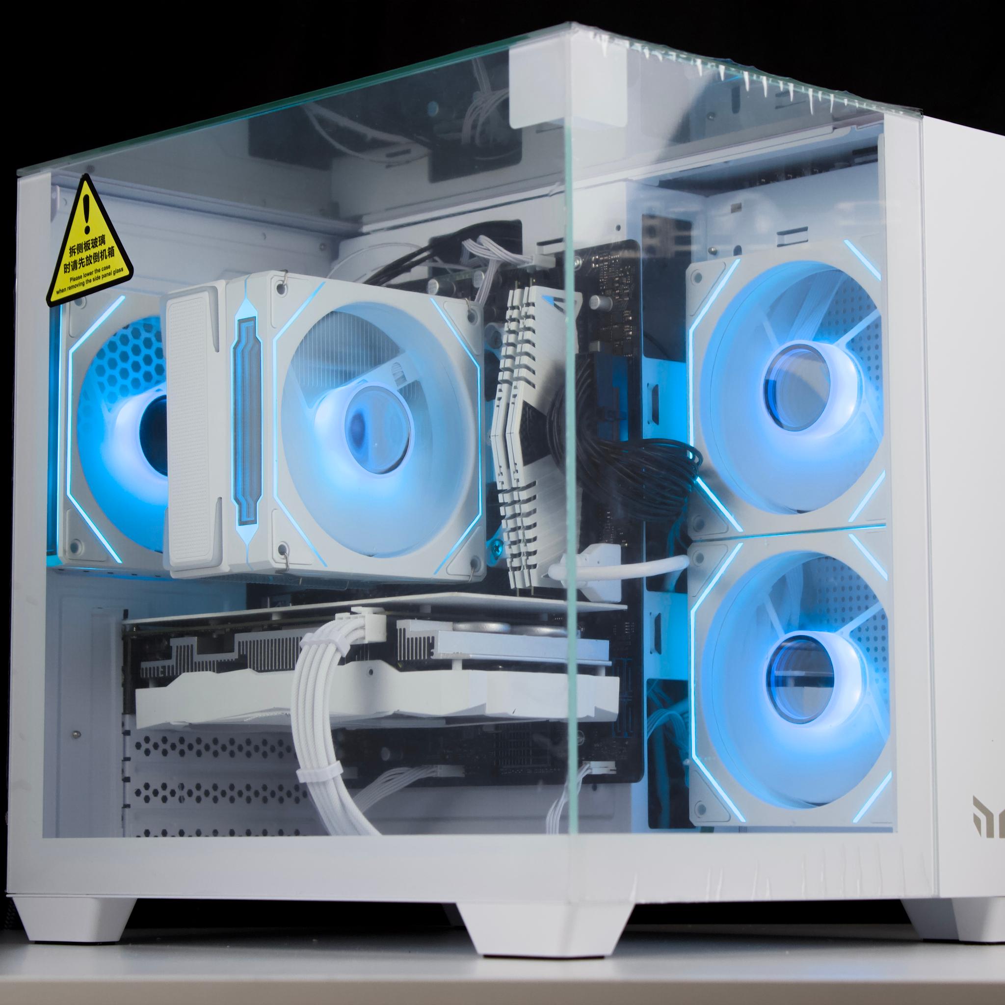 ❄️💎- Budget Whiteout PC | RTX 2060 Super, Ryzen 5 5500, 16GB White RAM, 1TB NVMe SSD ❄️💎