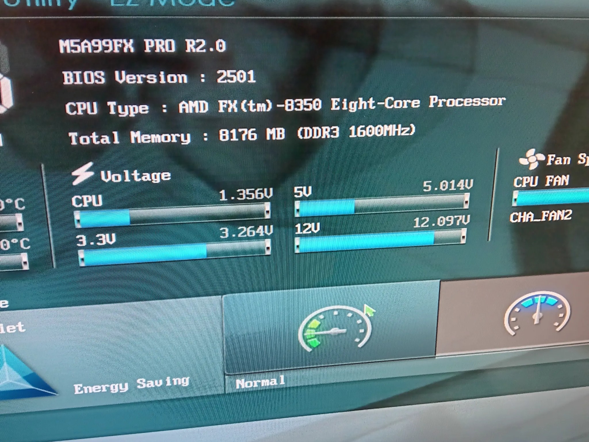 Asus M5A99FX-Pro AMD FX-8350 Motherboard/CPU Combo Working