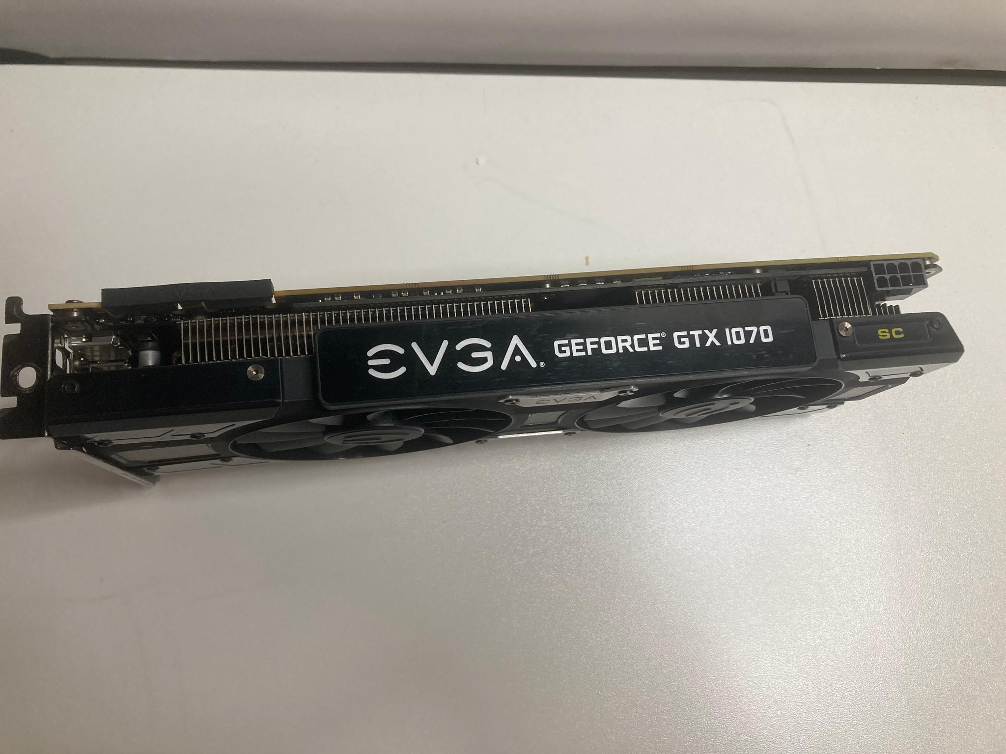 EVGA GTX 1070 SC Black Edition 8GB VRAM