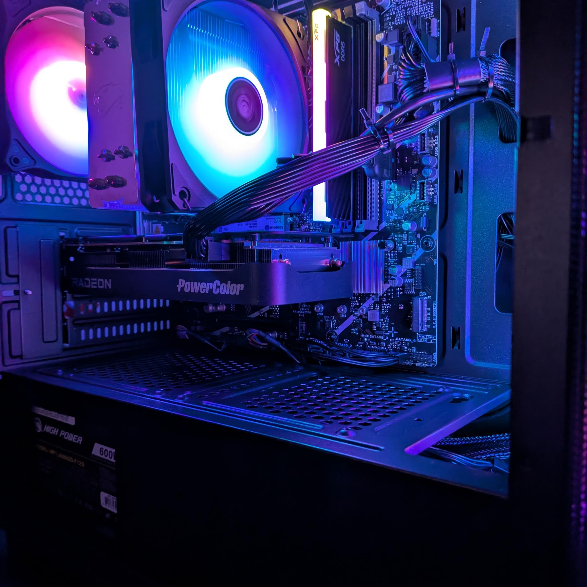 i5-14400f | Rx 9060 XT 16GB | 16GB DDR5 | 1TB | 600W GOLD