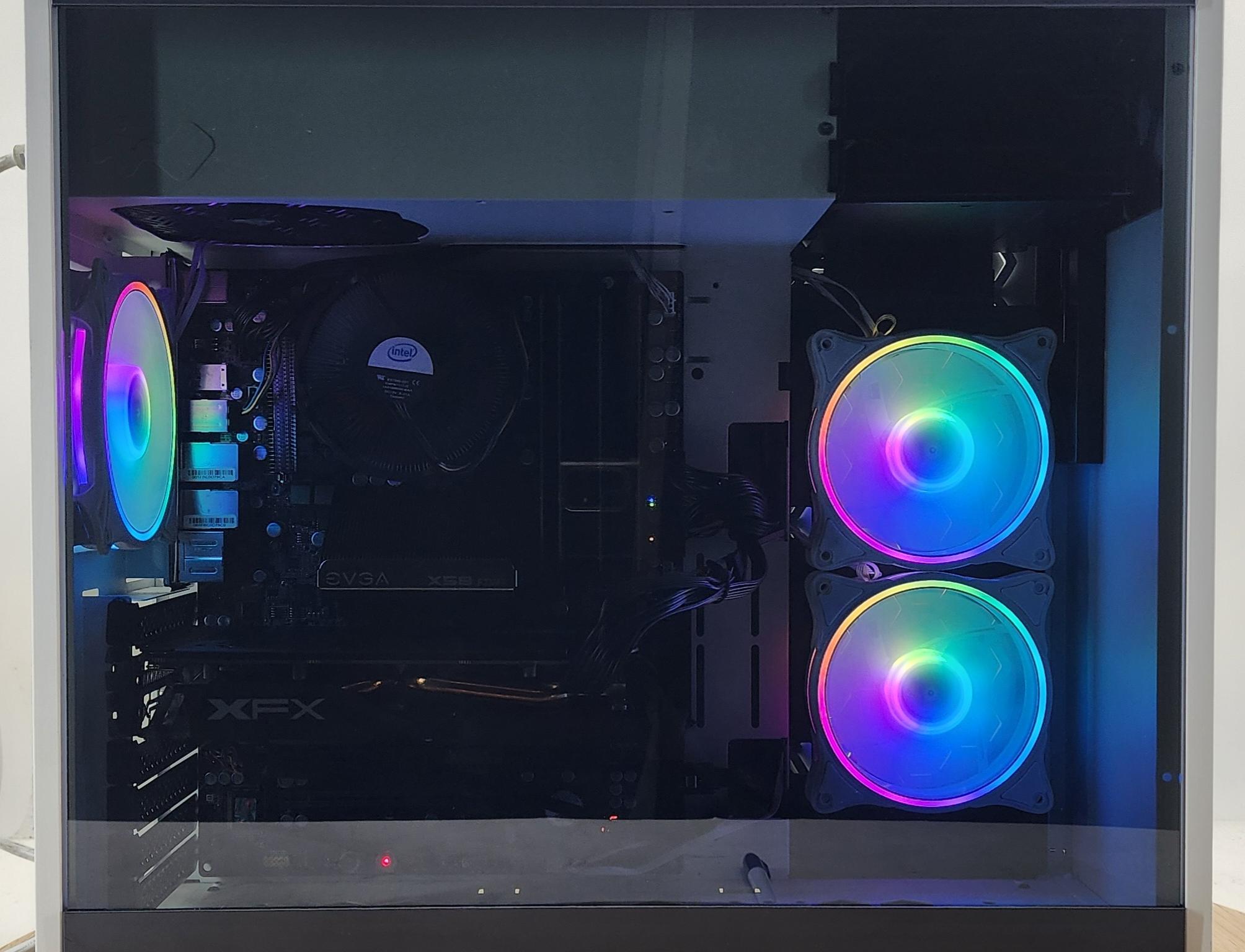 Gaming PC i7-950 32GB RAM 128GB SSD + 1TB HDD RX 580 8GB Windows 11 Computer