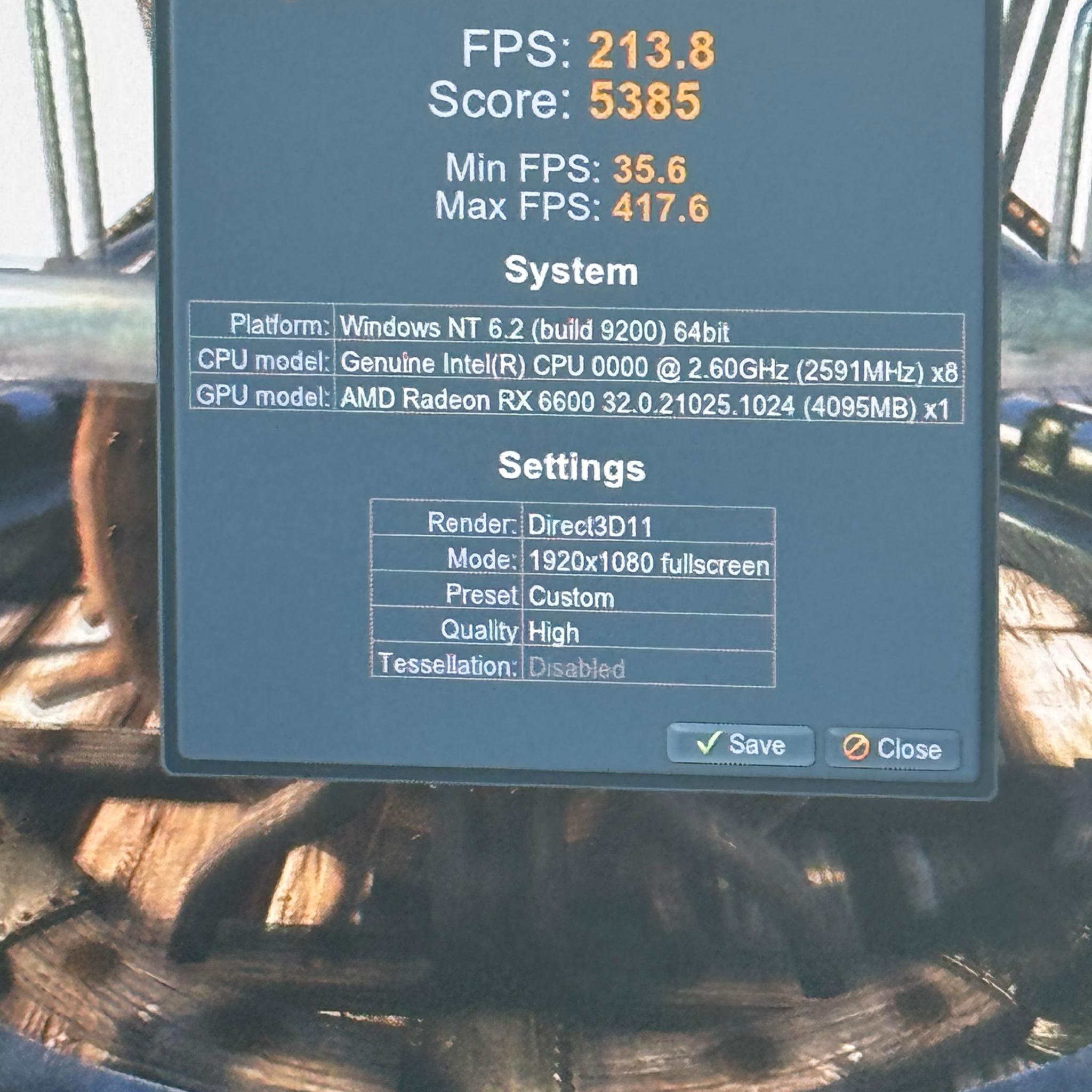 i9 9900, 32 GB DDR4 RAM, RX 6600 8 GB 1 TB M.2