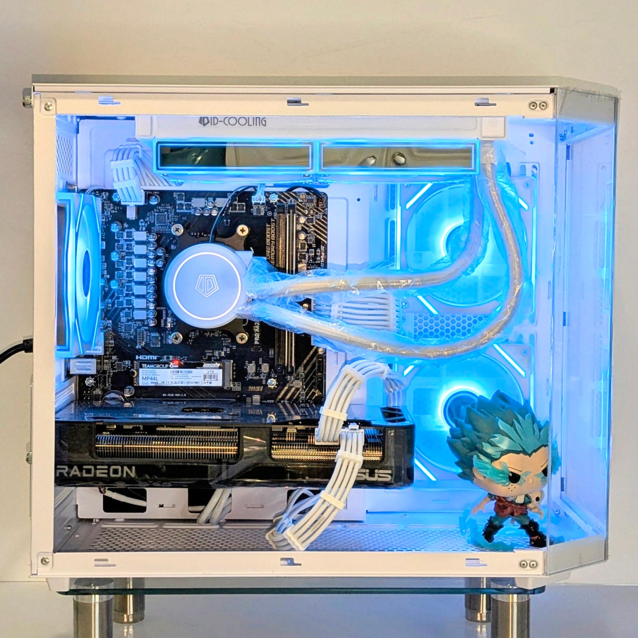 Infinite Deku⚡Gaming PC⚪Ryzen 5 7600⚪RX 7800XT⚪32GB DDR5 RAM⚪⚫1TB NVMe SSD⚪Windows 11 Pro✅