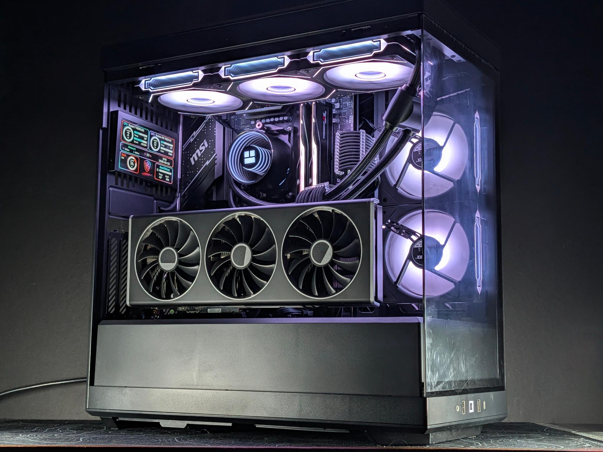 🖤🤍Ryzen 7 7800x3D/RX 7900 XT 20GB Gaming/Streaming PC🤍🖤