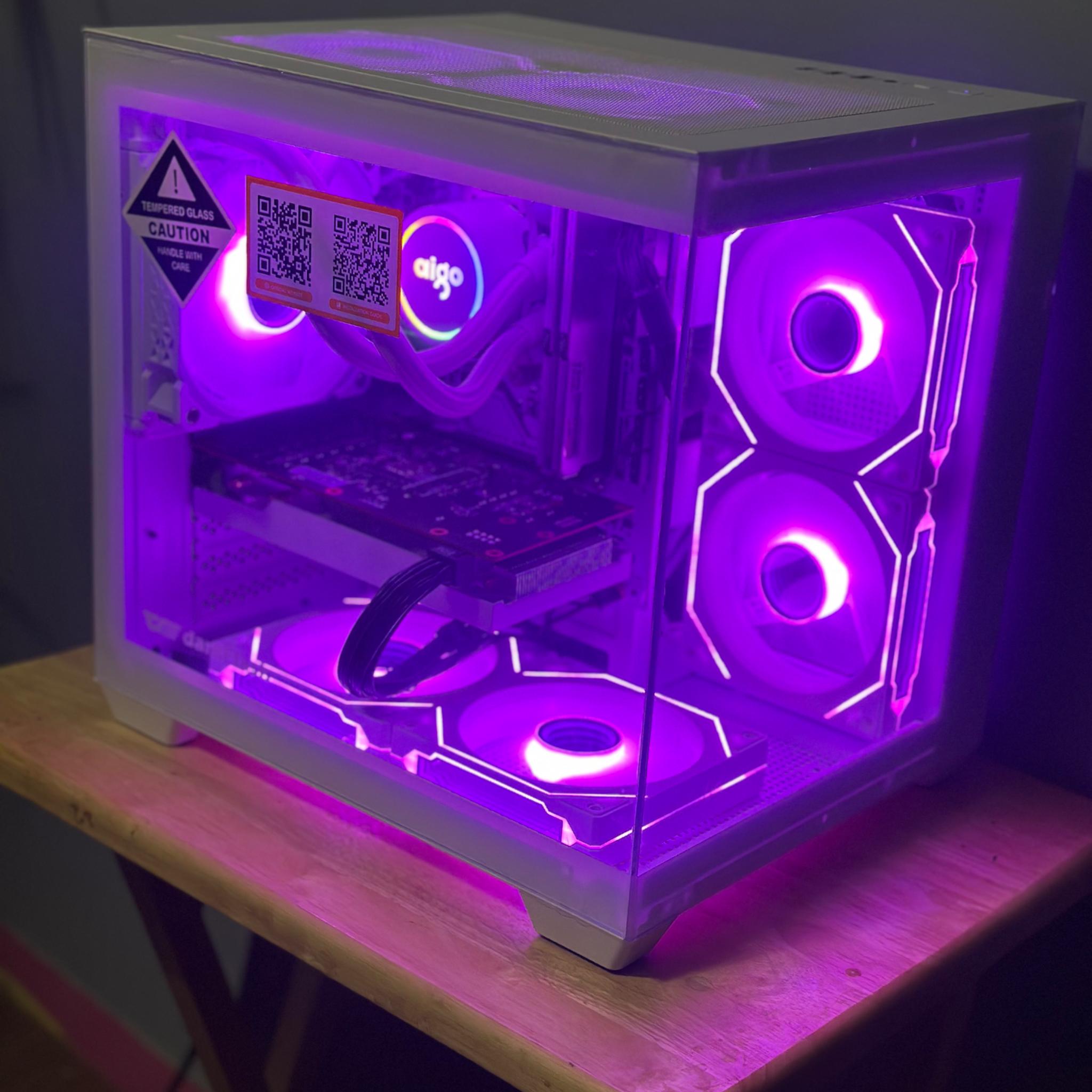 Ryzen 5 5600g|RX 6600|B-450|16g DDR4 3200mhz|512g M.2 NVME|500w 80+ Bronze Psu|120mm AIO