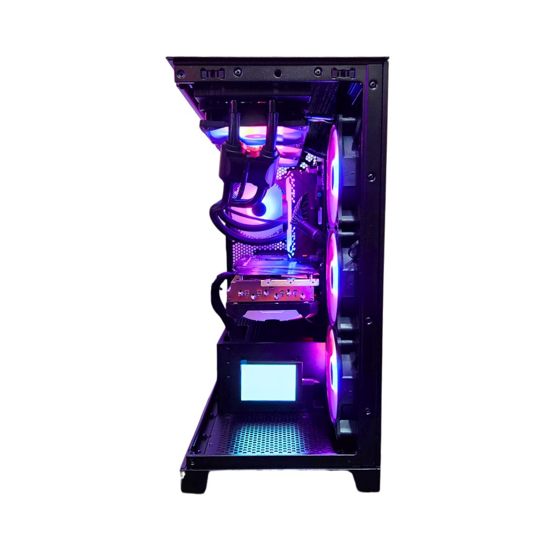 🌀Ultraviolet☢️: RTX 4080 | Intel i7 12700KF | 32GB RAM | 2TB SSD | 7 Fans | Mini Screen | Gaming PC