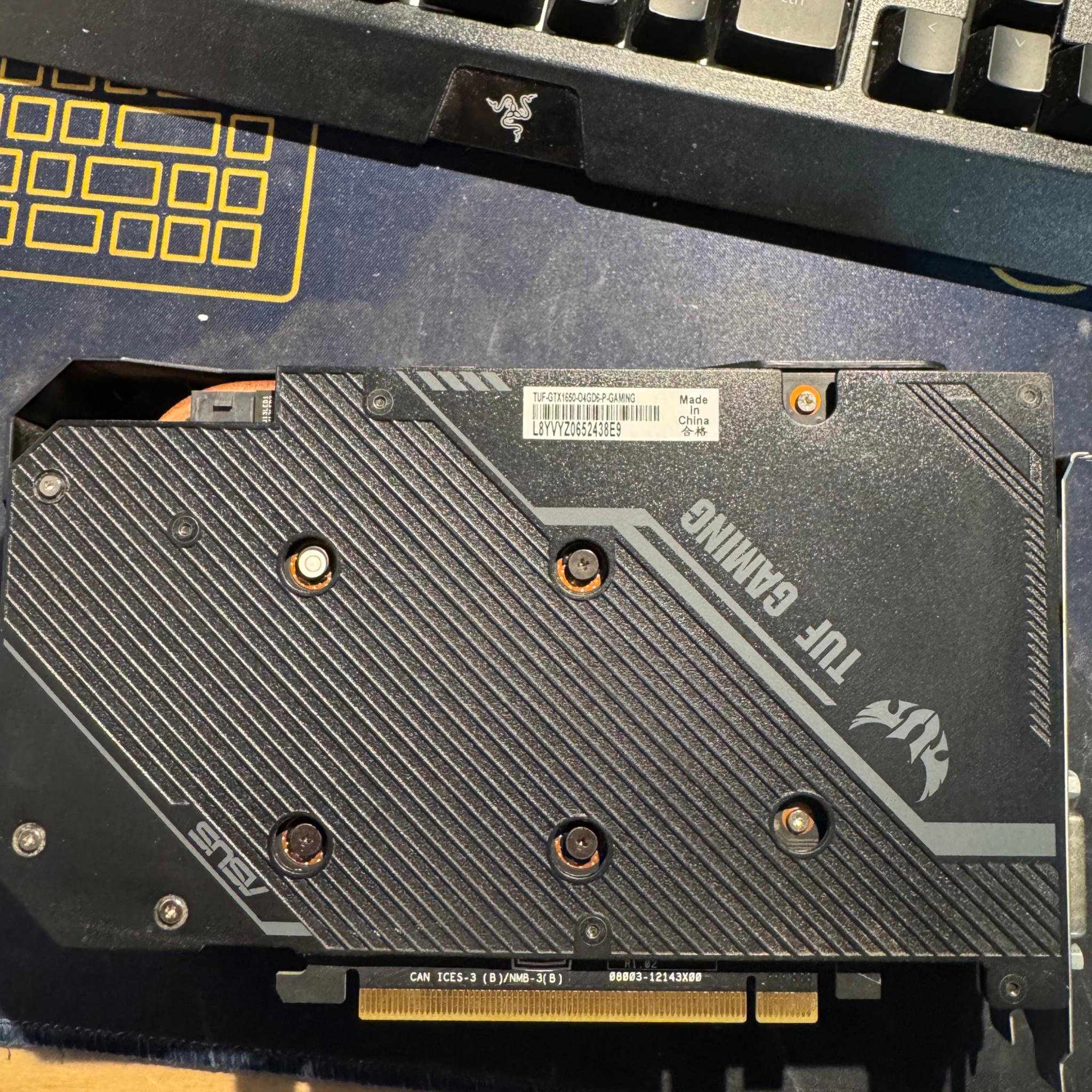 Gtx 1650 asus tuf OC