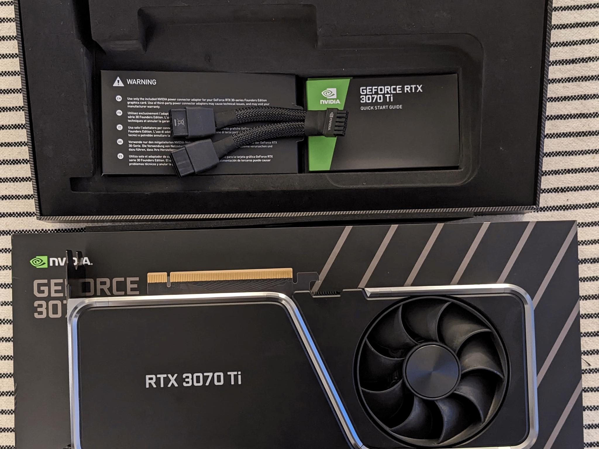 NVidia GeForce 3070 Ti 8GB Founders Edition