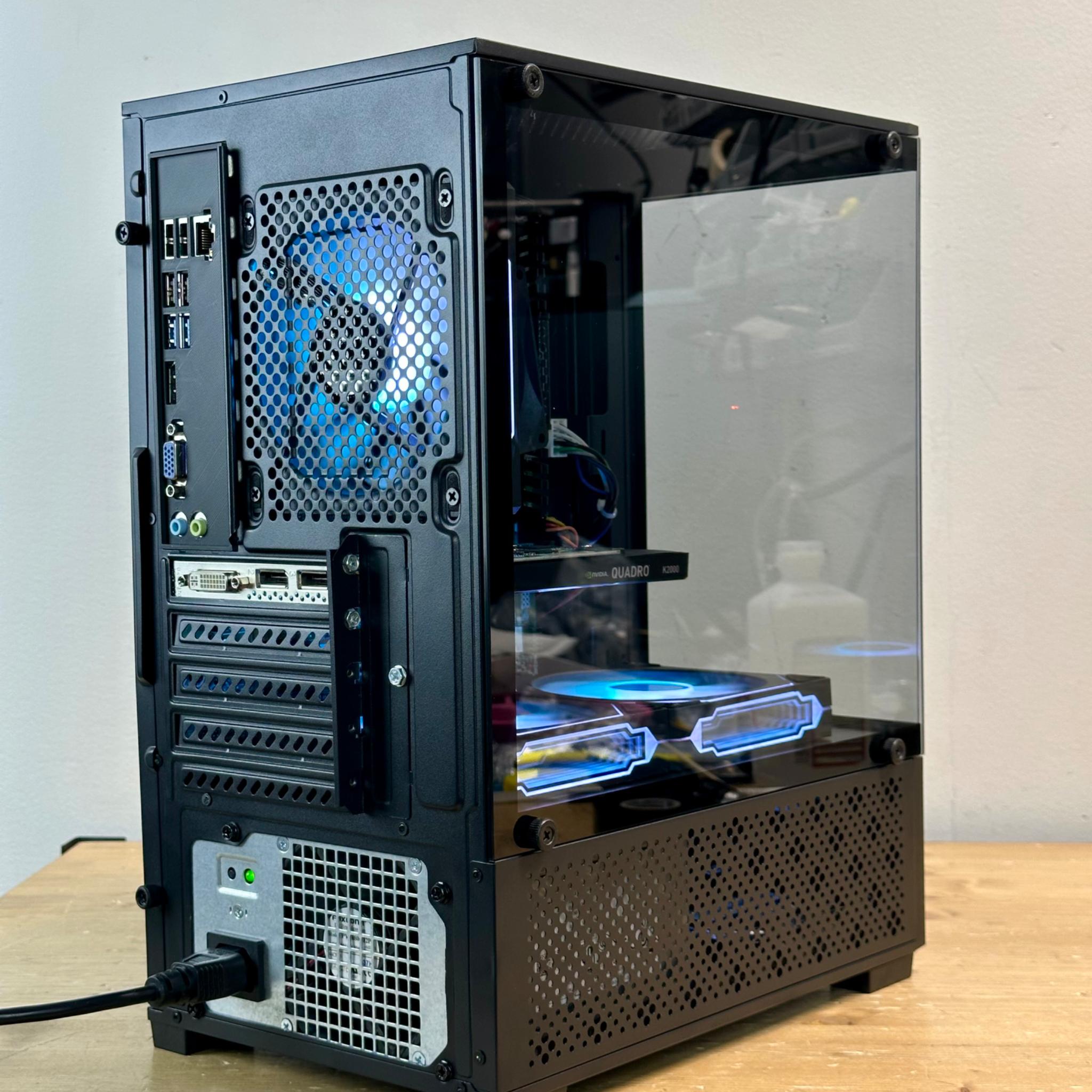 🔥 Ultimate Dual Tempered Glass Super Budget Gaming PC – Intel i5, 8GB RAM, 500GB, RGB Fans! 🎮