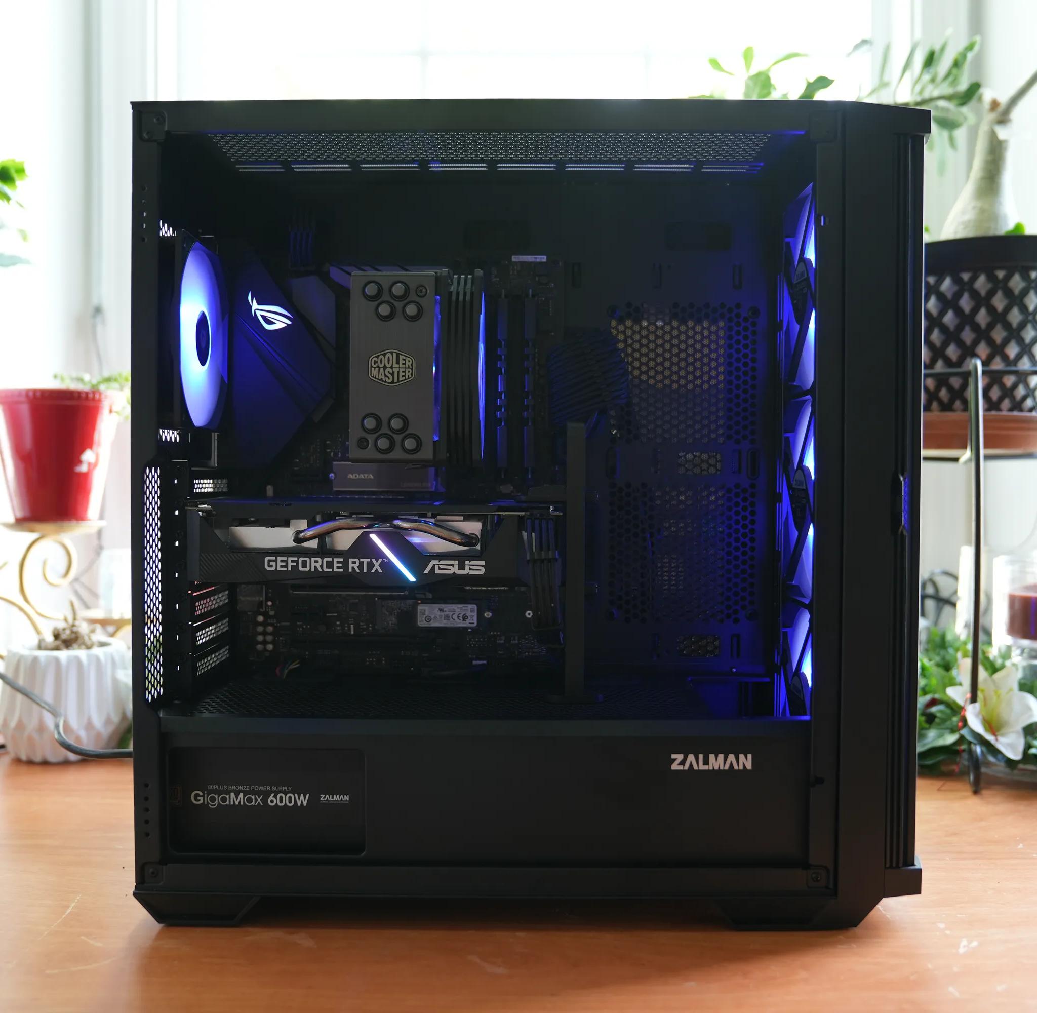 ⚫ Midnight Glow 🌟 : Ryzen 7 3700X | RTX 2060 6GB | 16GB 3600MHz DDR4 | 1.2TB SSD | Black Gaming PC