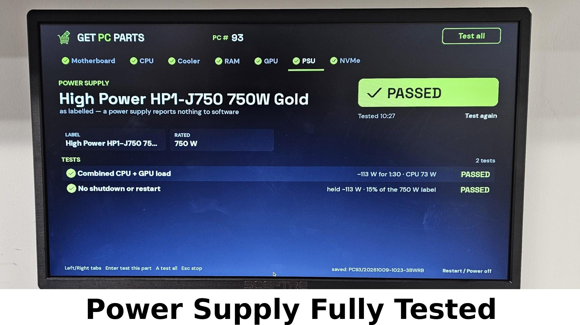 650 Watt PSU High Power HP1-J650GD-F12S Power Supply